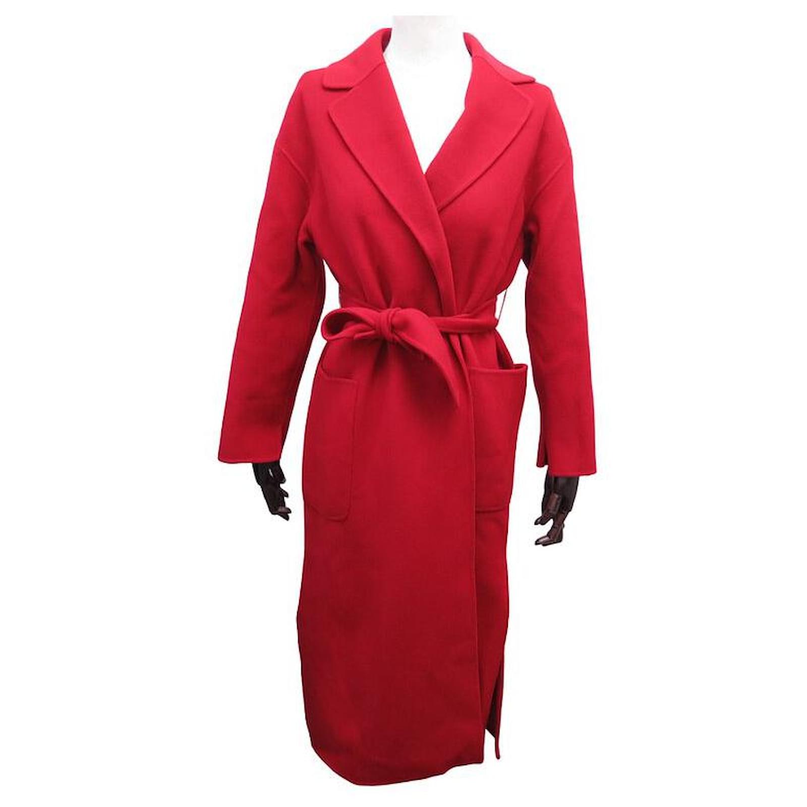 Red Coat Roter Langer Wintermantel Roter Herbst Mantel Hell Bunny