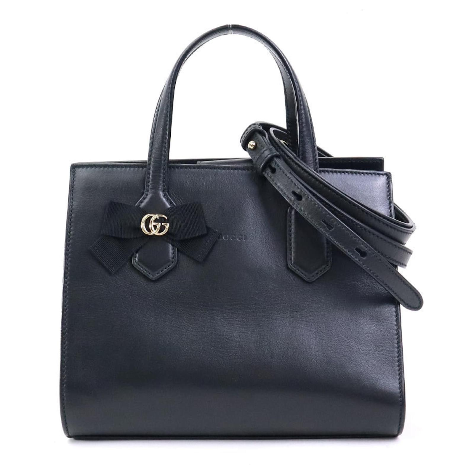 Gucci GG Marmont Ribbon outlets Leather Satchel