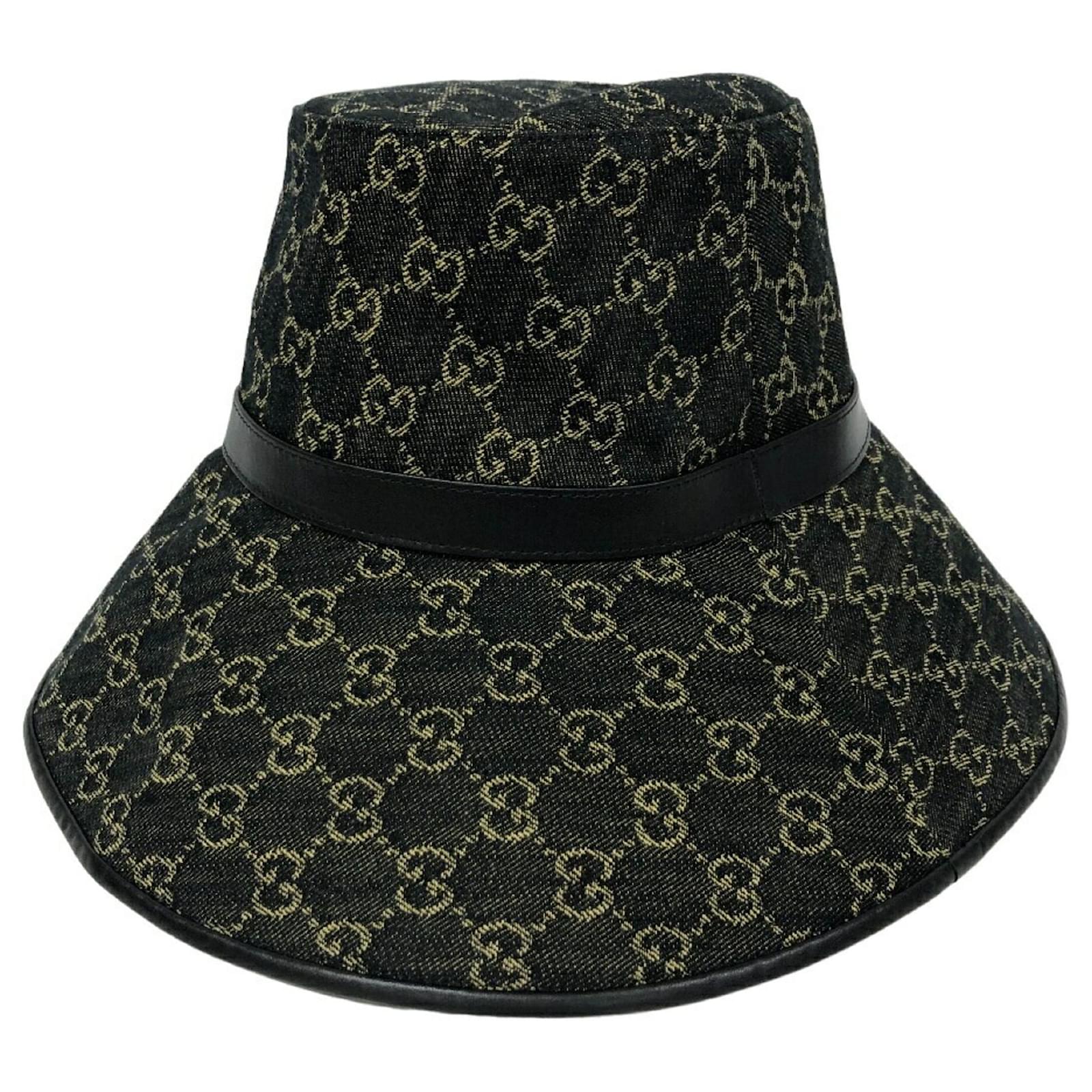 Gucci Black Denim Bucket Hat