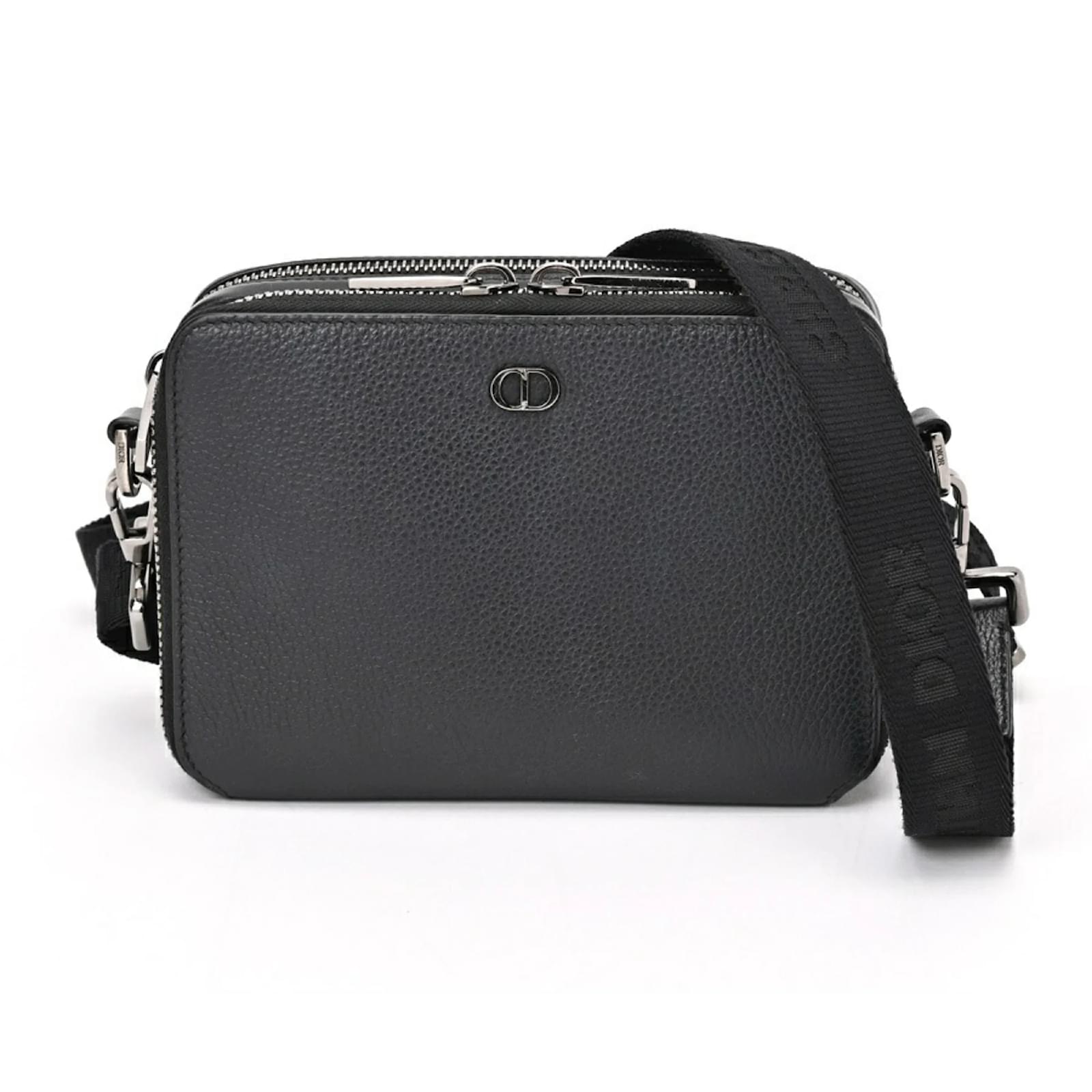 Christian Dior CD Icon Zip Pouch Bag Leather ref.1574720