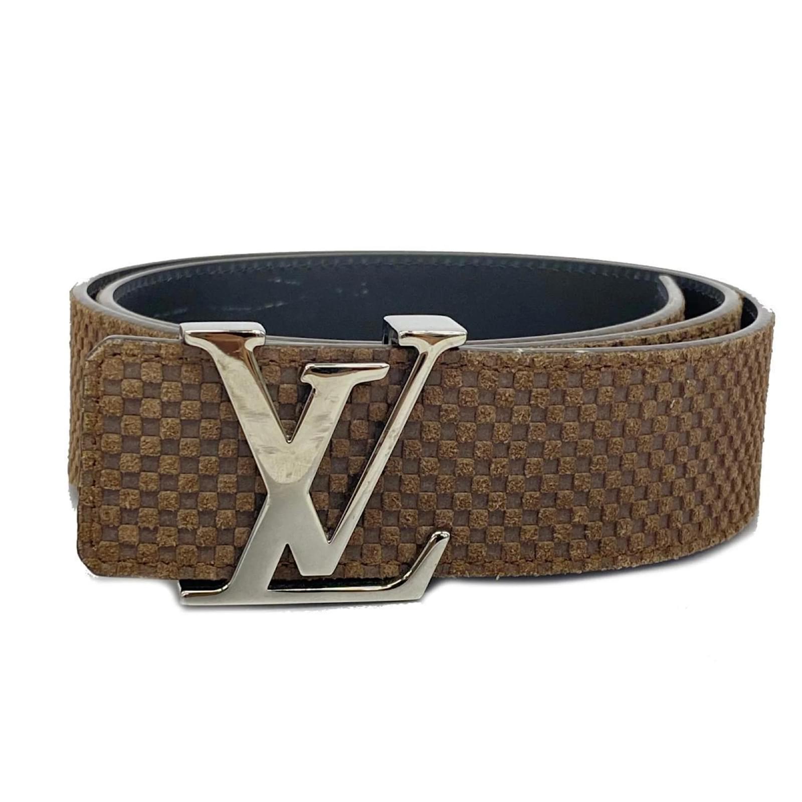 Louis Vuitton Damier Santur Belt Brown ref.1574836 Joli Closet