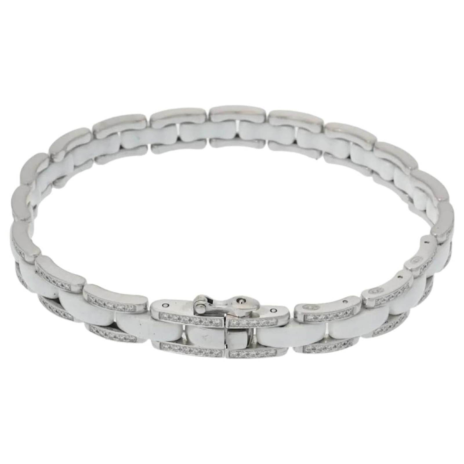 Chanel Ultra Bracelet Diamond J2931 White gold Ceramic ref.1577833