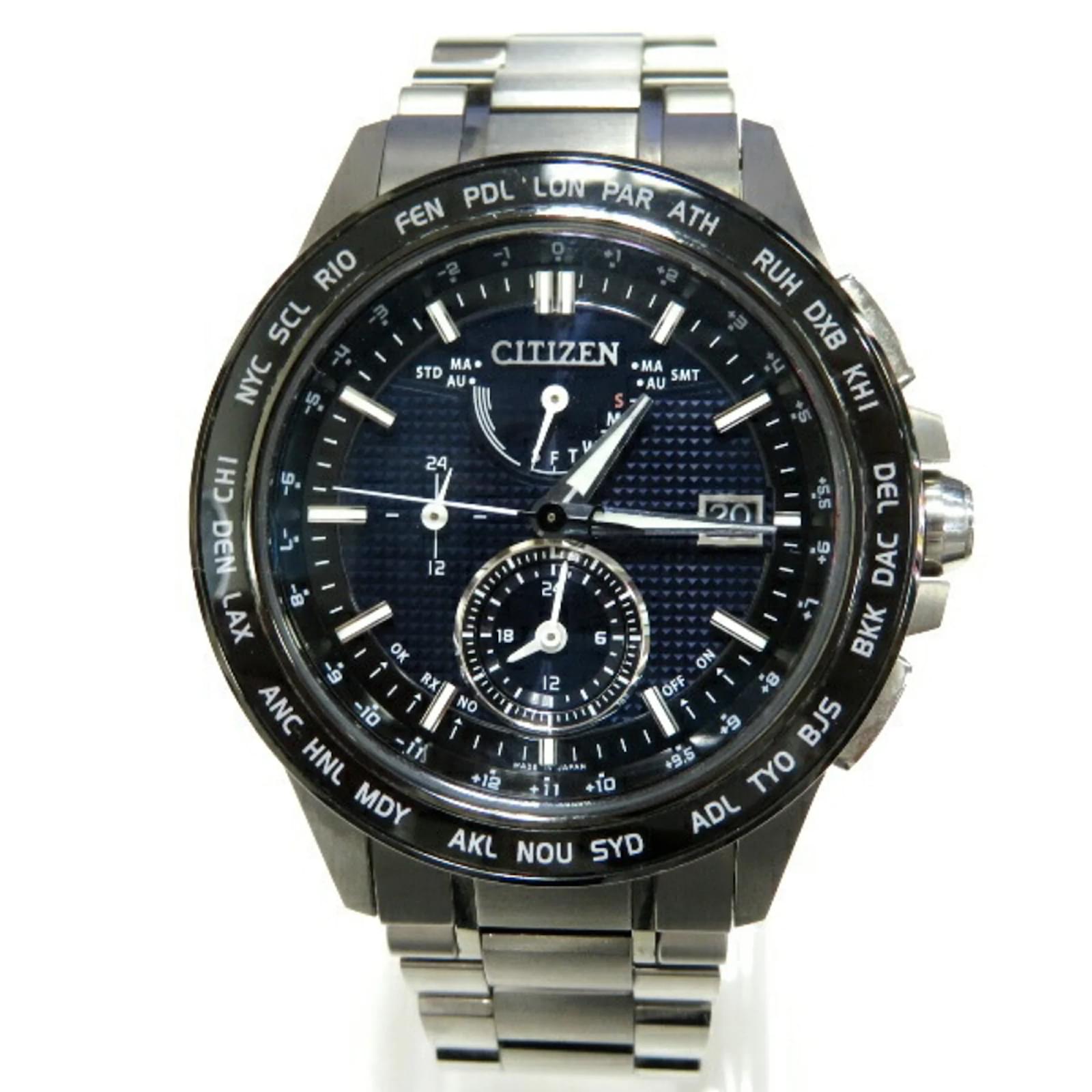 Citizens of Humanity Citizen Attesa H820 T020682 Radio Solar Eco Drive Watch ref.1579623 Joli Closet