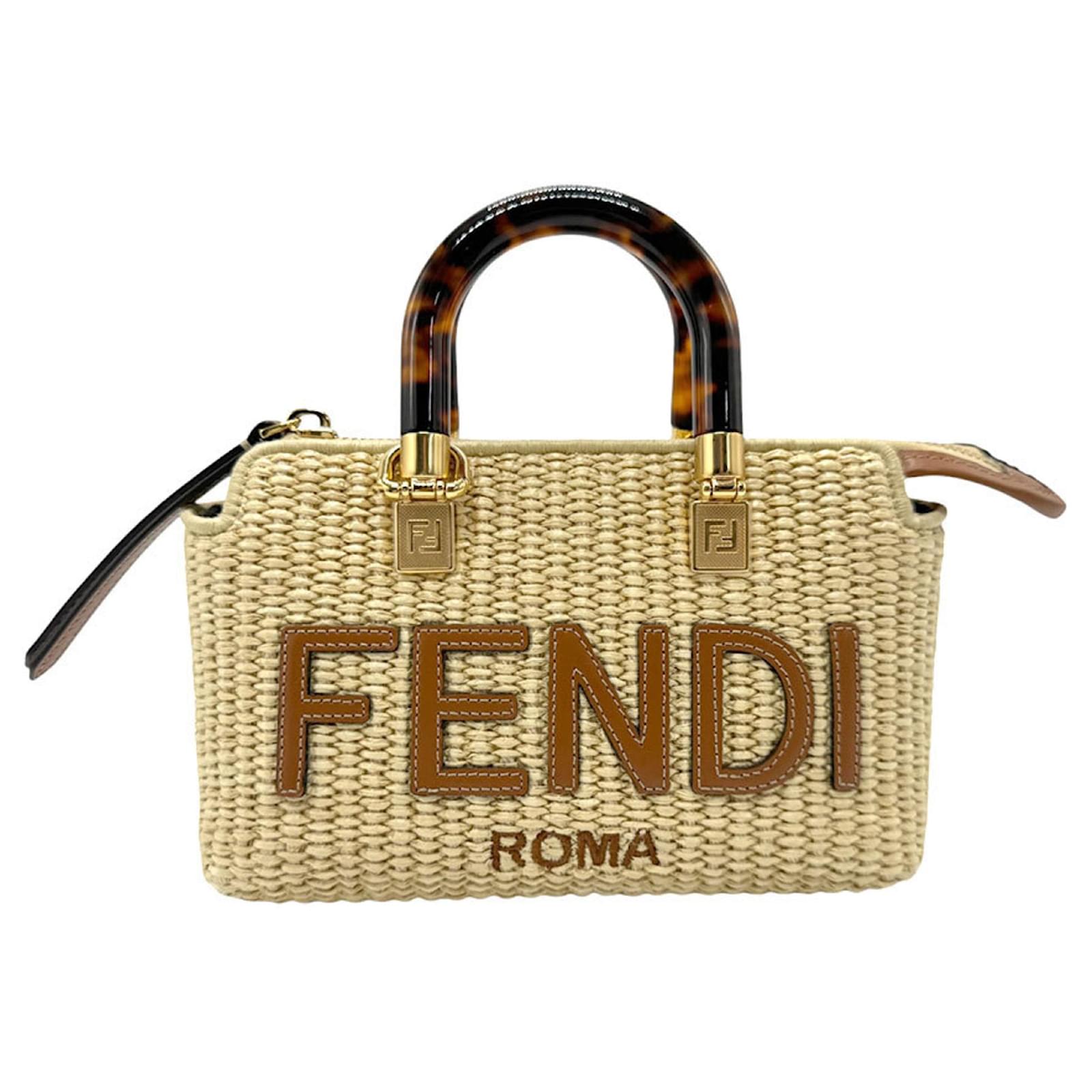 Fendi raffia sale