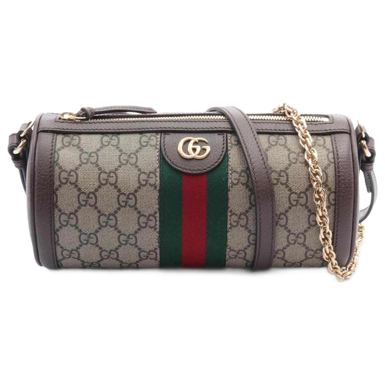 Handbag Sac Gucci Velour Beige Sac à épaule GG Marmont Petit