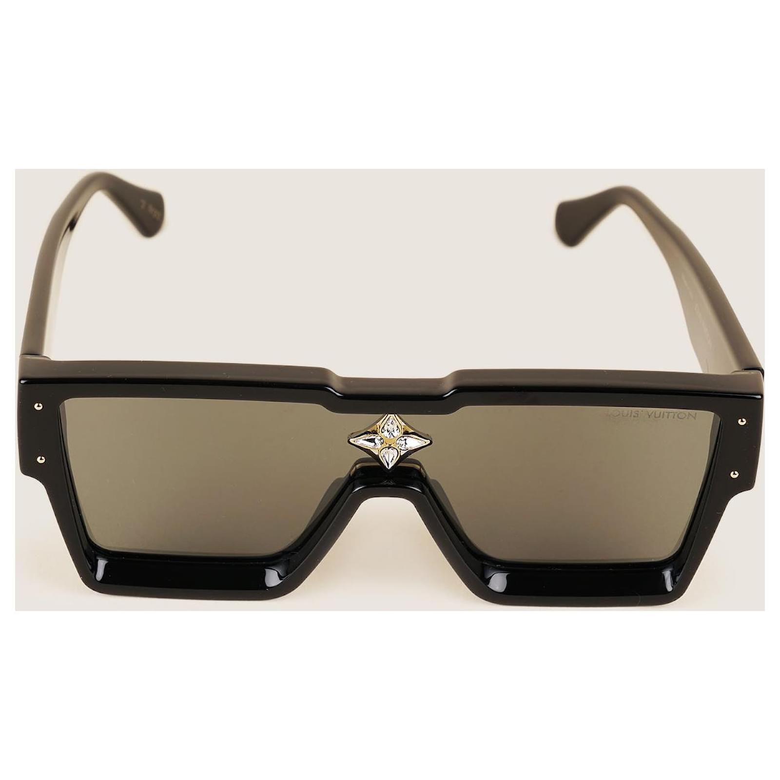 Louis Vuitton Occhiali da sole Cyclone Nero Plastica