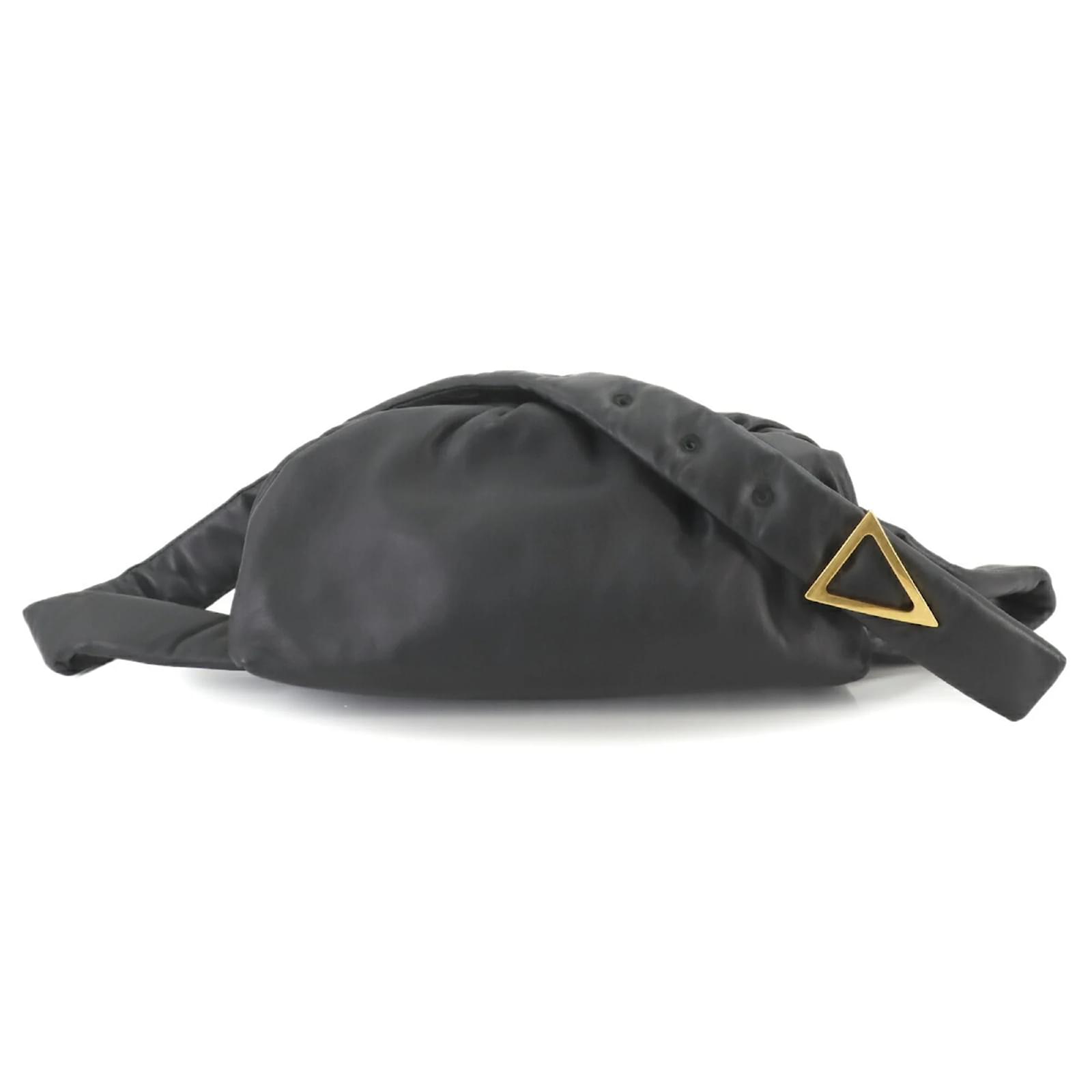 Bottega Veneta The Body Pouch Shoulder Bag Black Leather ref