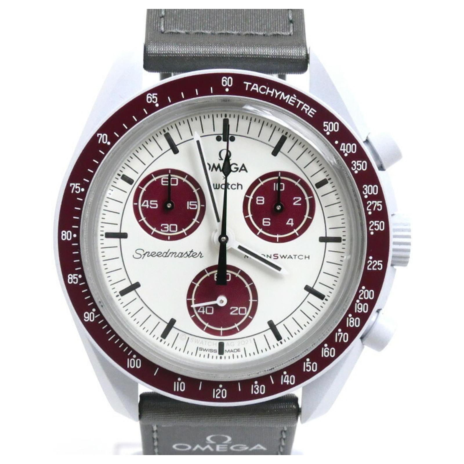 時計 OMEGA SWATCH PLUTO Swatch x Omega Bioceramic Moonswatch Mission to Pluto