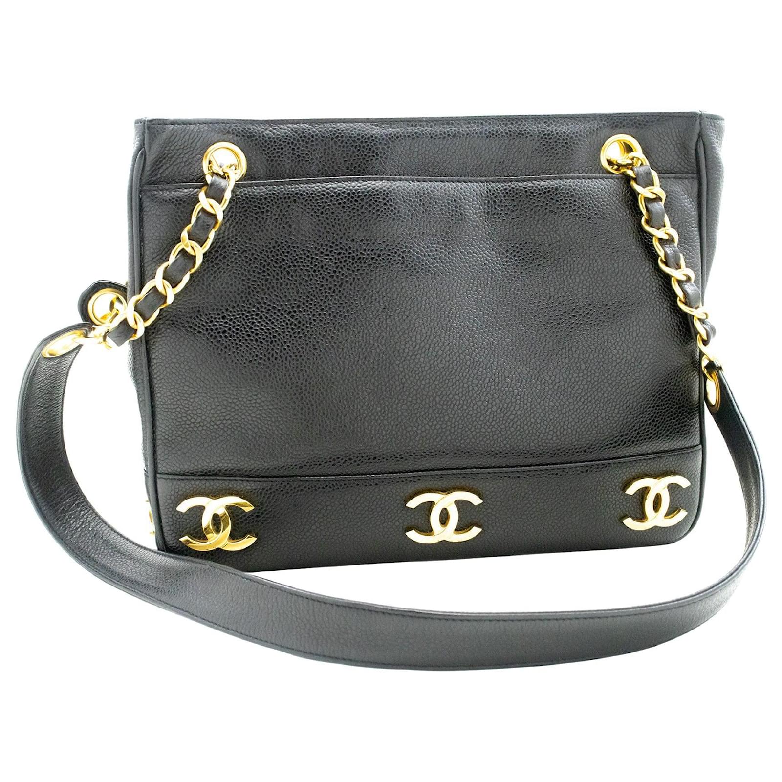 美品 CHANEL TRIPLE COCO CHAIN SHOULDER BAG Chanel Triple Coco Chain Shoulder Bag Brown ref.2282013 - Joli Closet