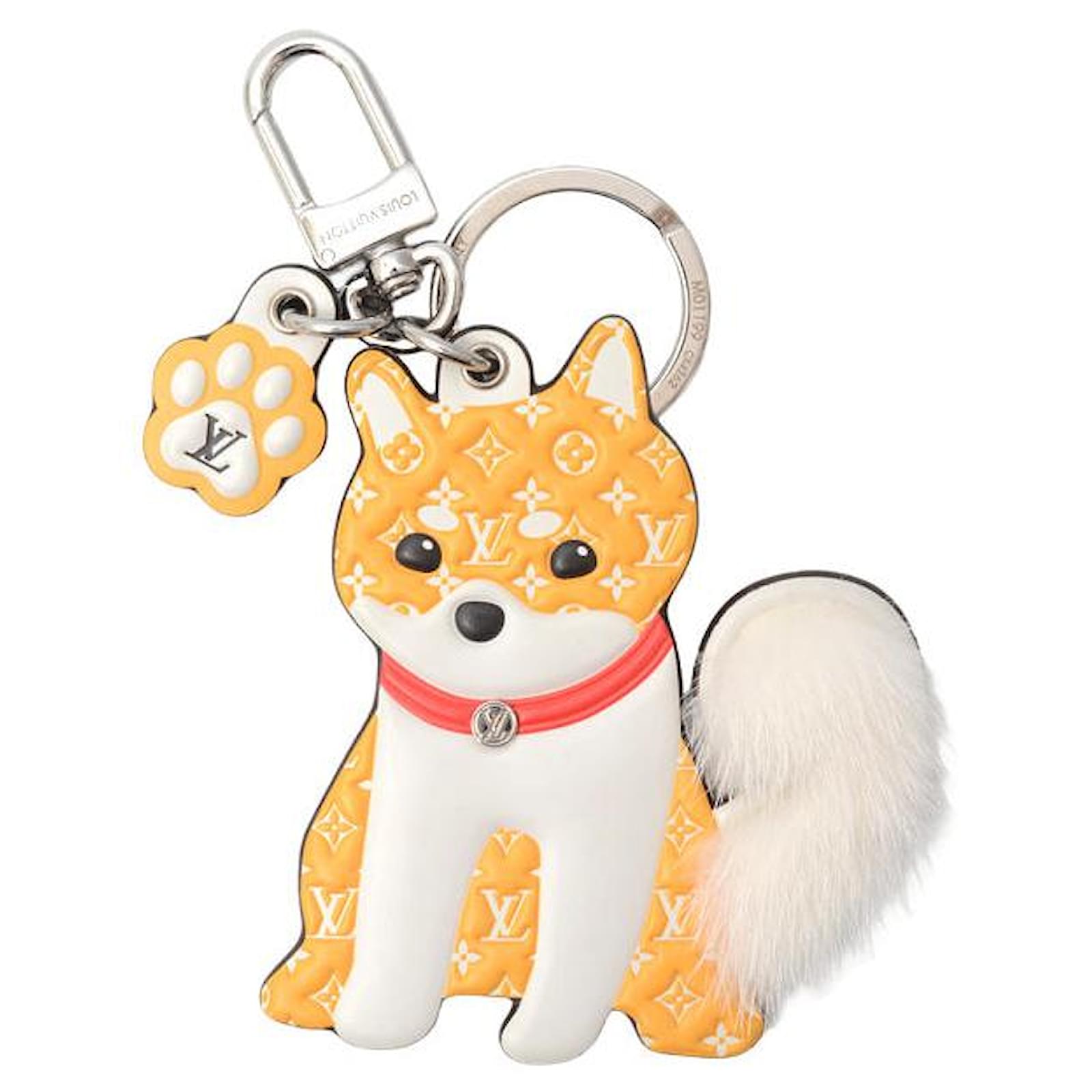 Autre Marque Louis Vuitton Monogram LV Shiba Key Holder M01199 in