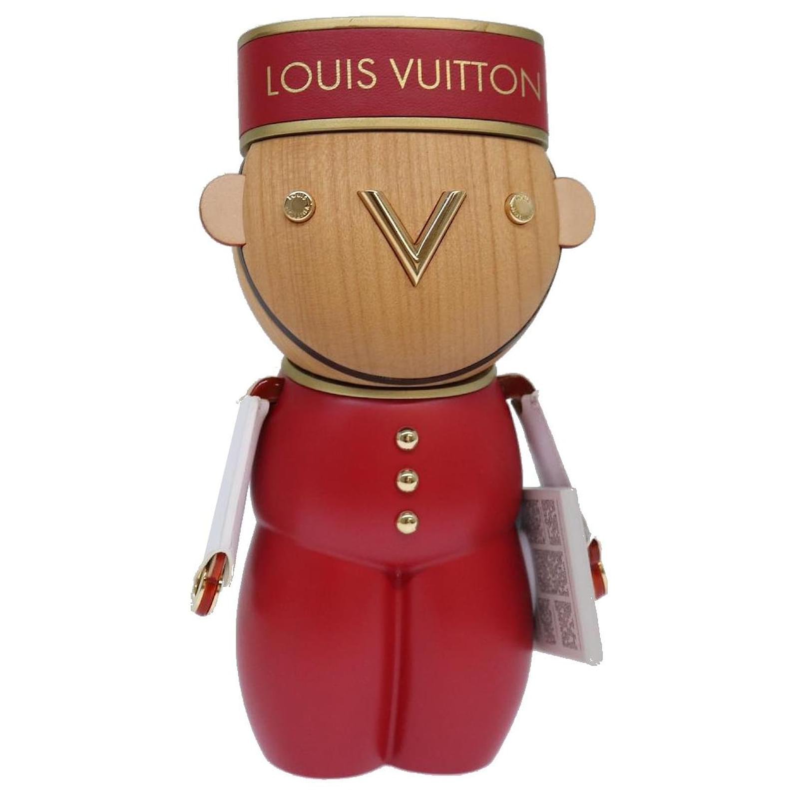 LOUIS VUITTON Vivienne Gaston Porter Bellboy Object Wood Red