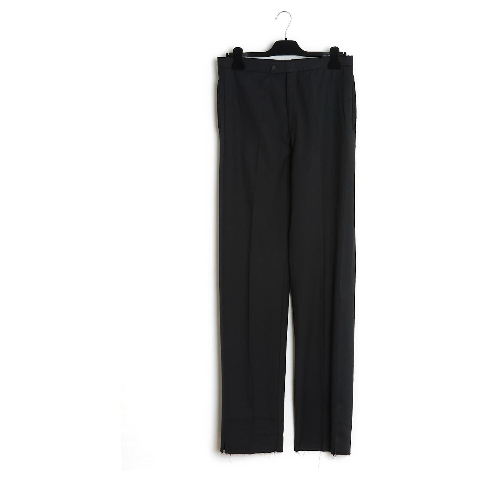 Yves Saint Laurent Rive Gauche YSL 1990s Pantalon FR40 Black