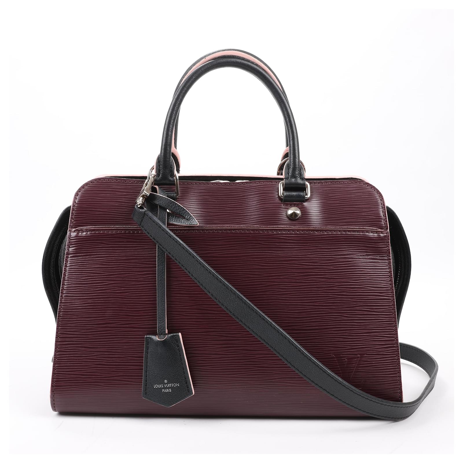 Louis Vuitton Epi Leather Vaneau MM 2Way Handbag in Burgundy M54169 Dark  red ref.1591268 - Joli Closet
