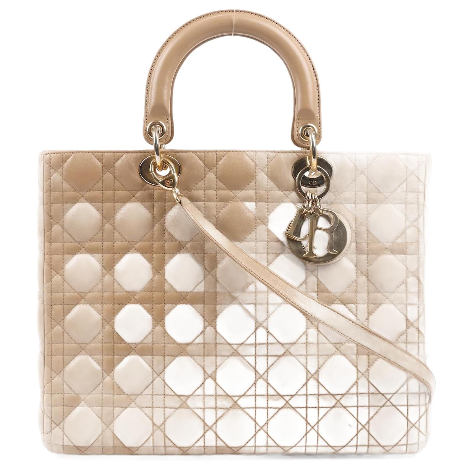 Lady dior camel sale