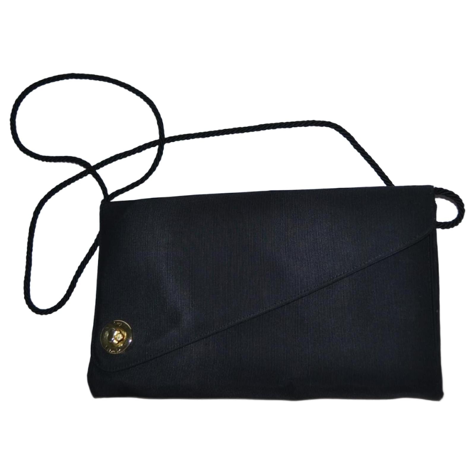 Guy Laroche shoulder strap Black Cloth Joli Closet