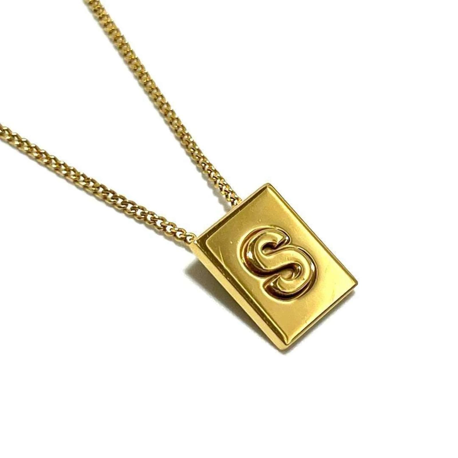 Celine alphabet necklace s best sale