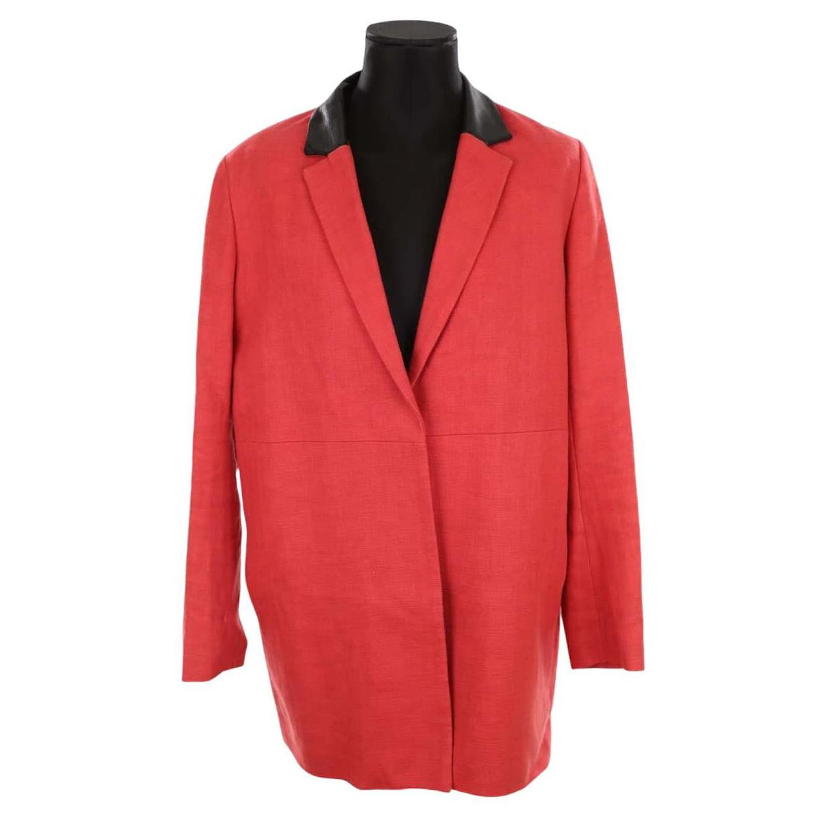 Maje red coat best sale