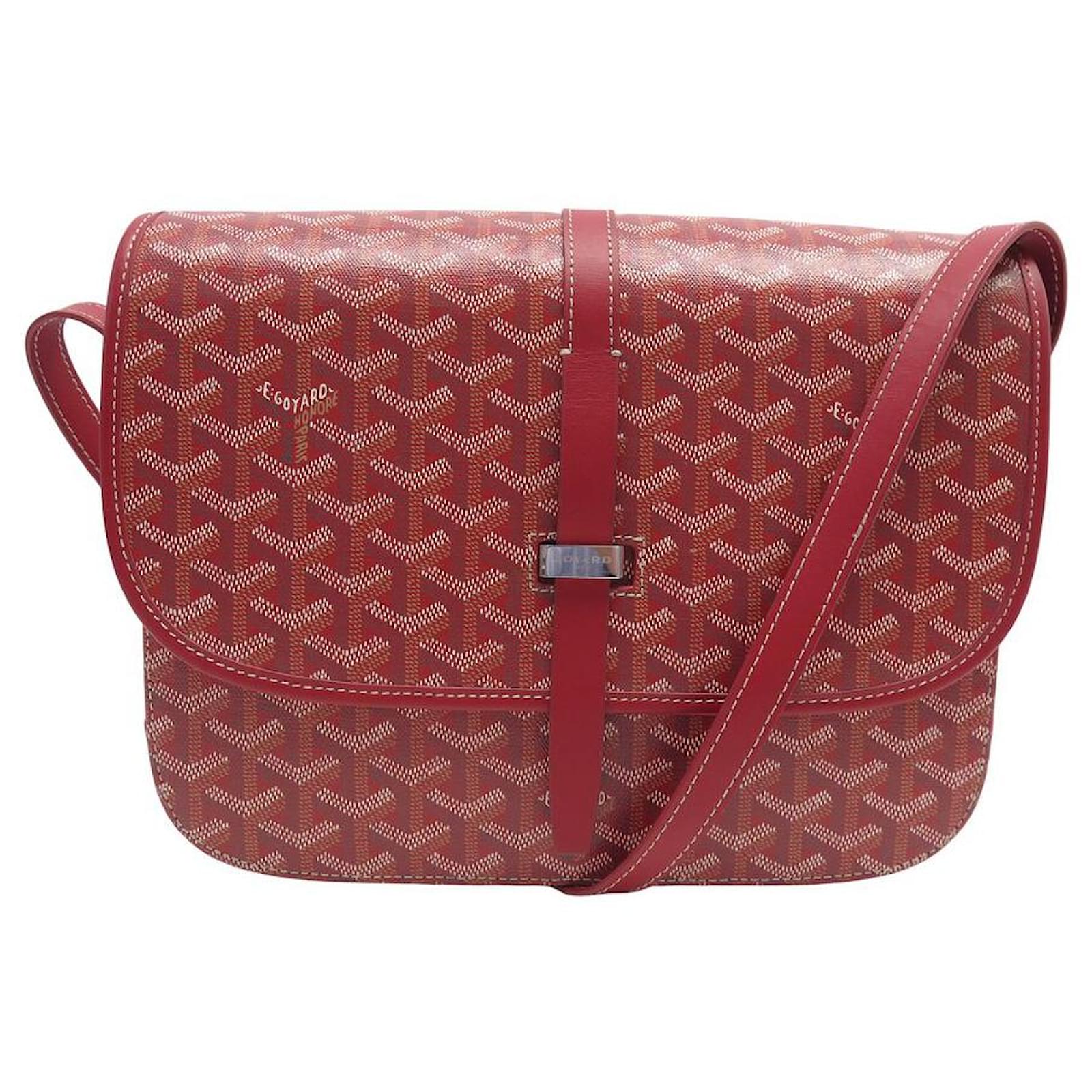 NEUE GOYARD BELVEDERE II MM GOYARDINE CANVAS SCHULTERTASCHE
