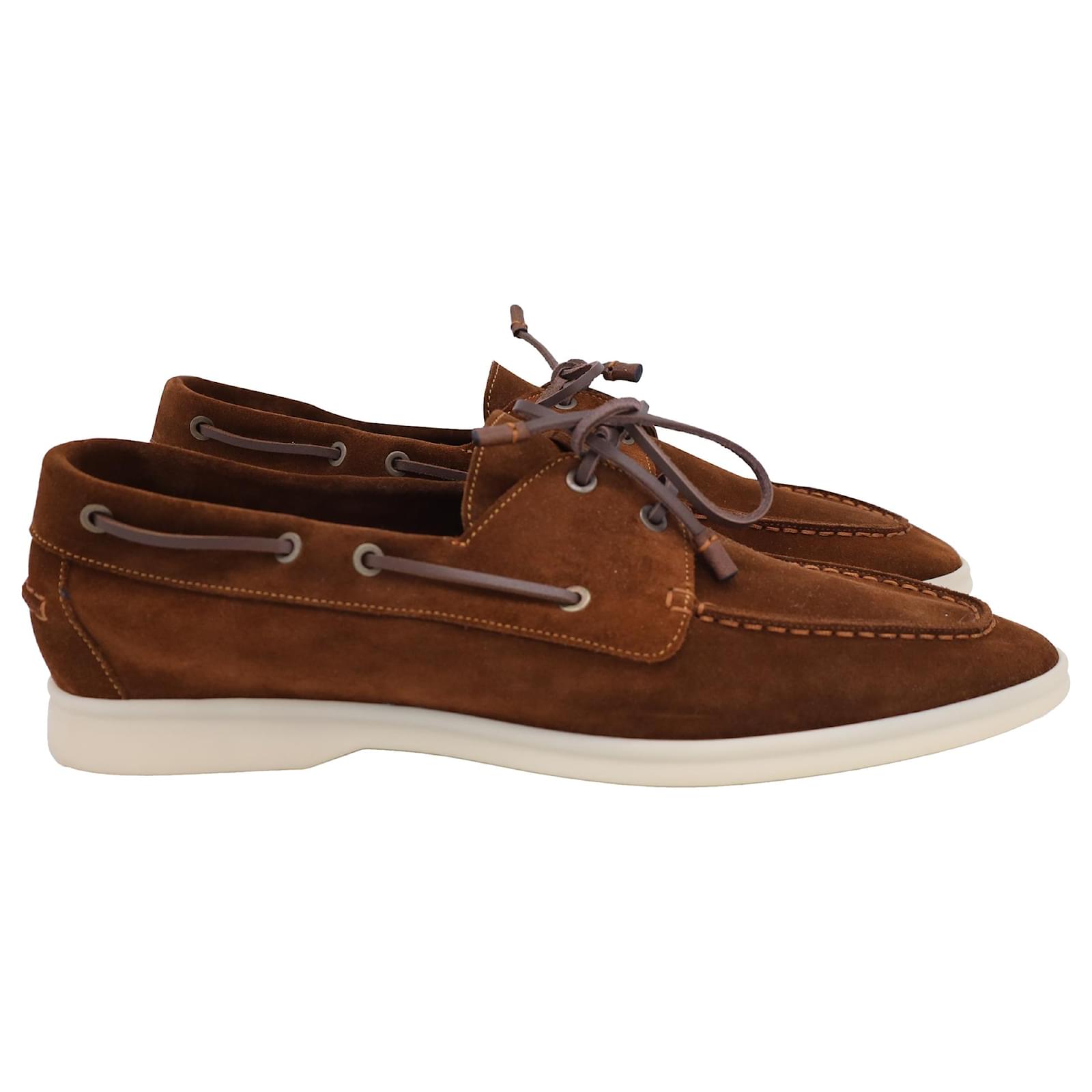 【LORO PIANA】Sea-Sail Walk suede boat shoes Loro Piana - Sea-Sail Walk Suede Boat Shoes - Blue Loro Piana