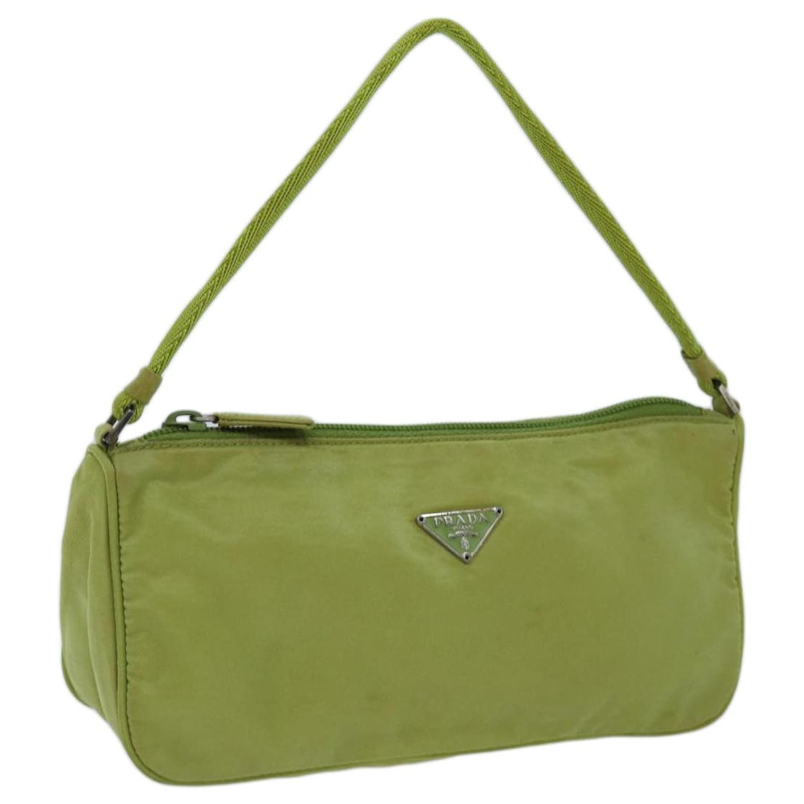 Prada Accessory Pouch Nylon Green ref.1596004 - Joli Closet