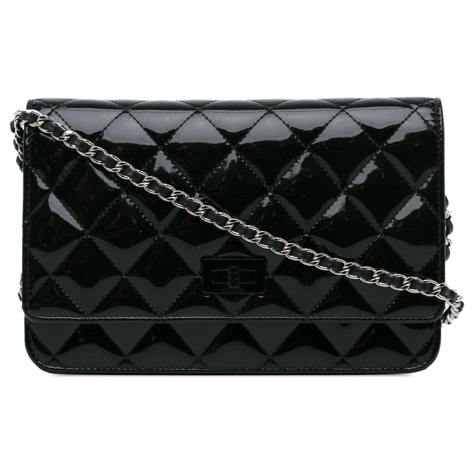 Black chanel wallet sale