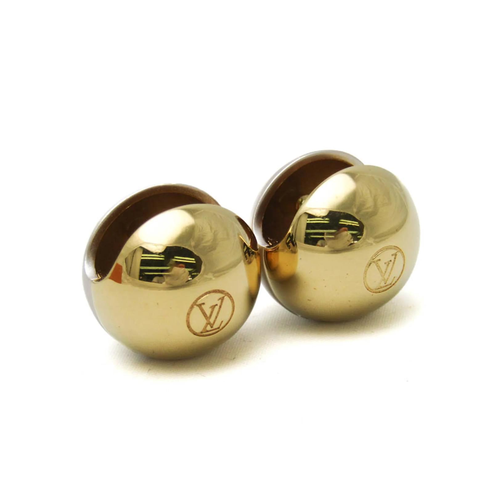 Louis Vuitton Boucle Doreil Planet M69658 Ball Stud Earrings