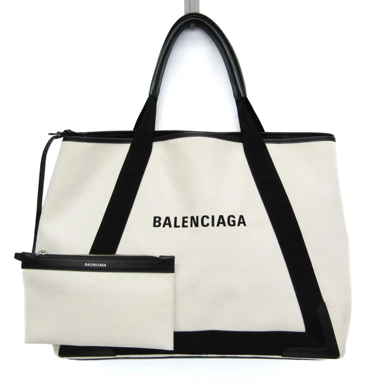 Everyday Balenciaga Navy Cabas M 339936 Handtasche Schwarz Aus 