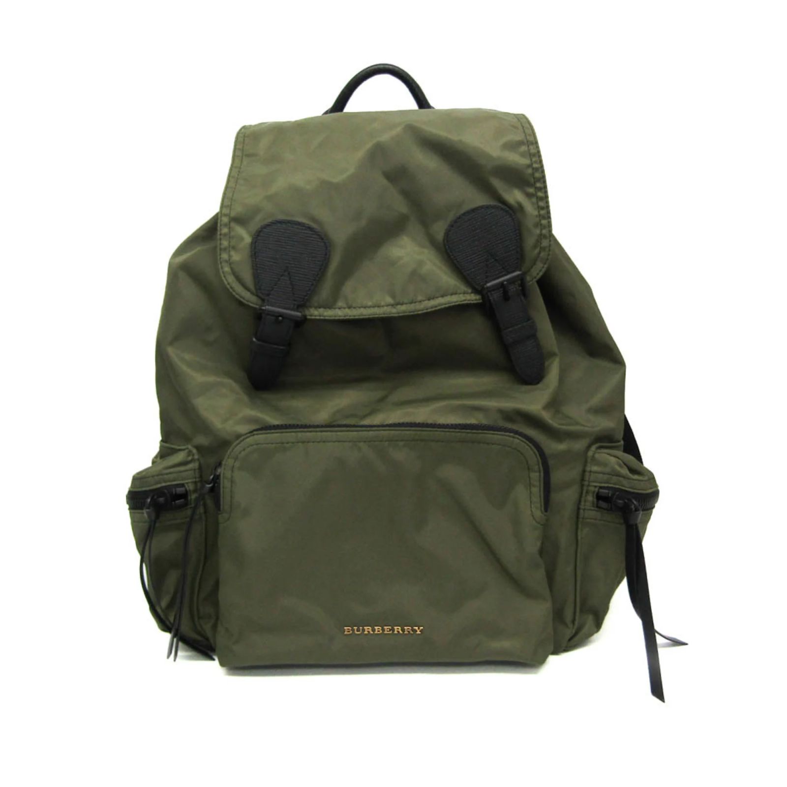 Burberry Olive Green Backpack Burberry Nylon Backpack - Green Backpacks, Handbags  main image 4