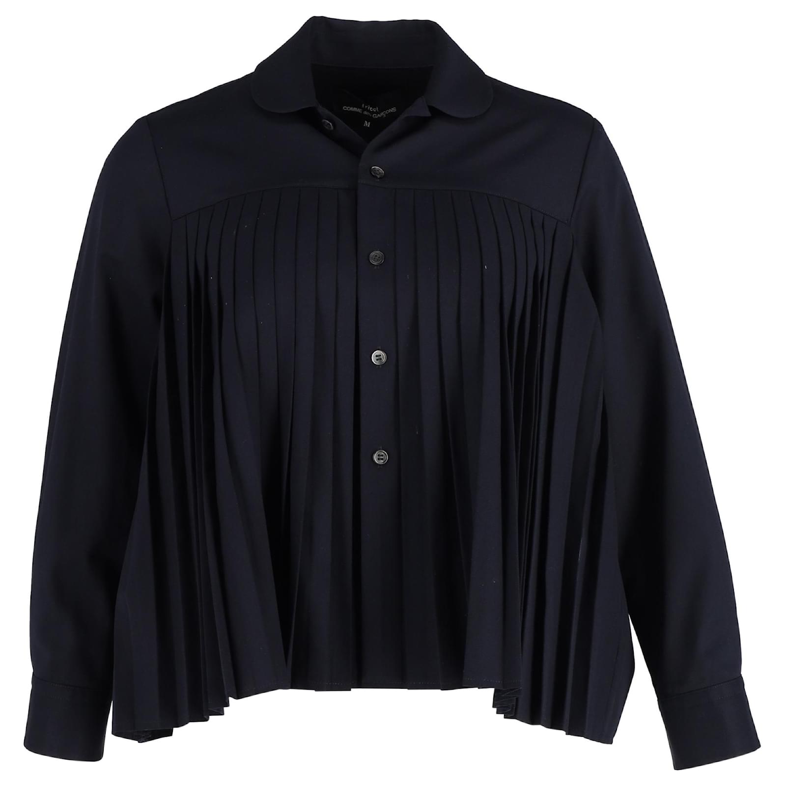Comme Des Garcons Comme Des Garçons Pleated Long Sleeve Shirt in