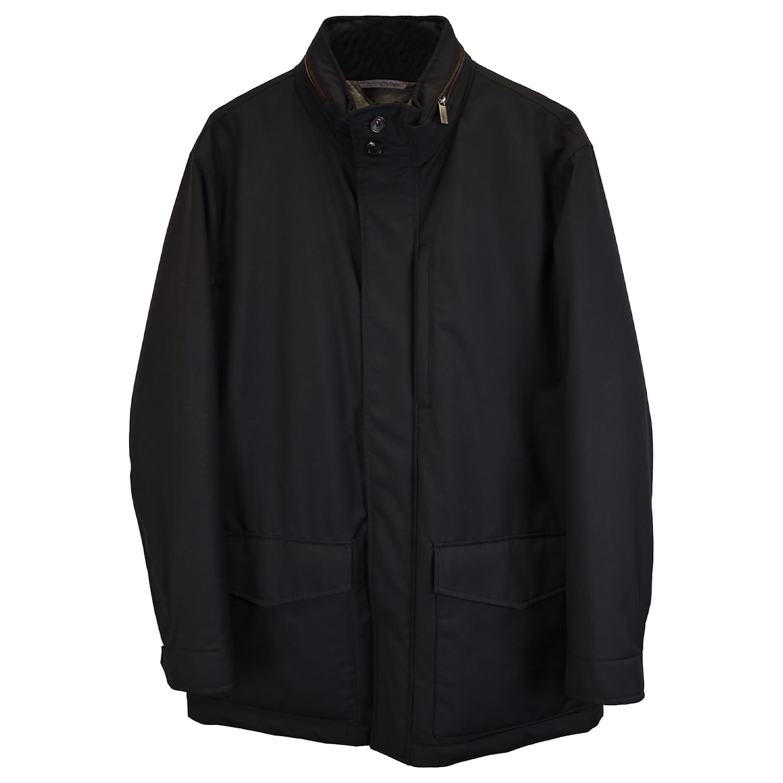 Giacca da campo imbottita Elements di Ermenegildo Zegna in lana