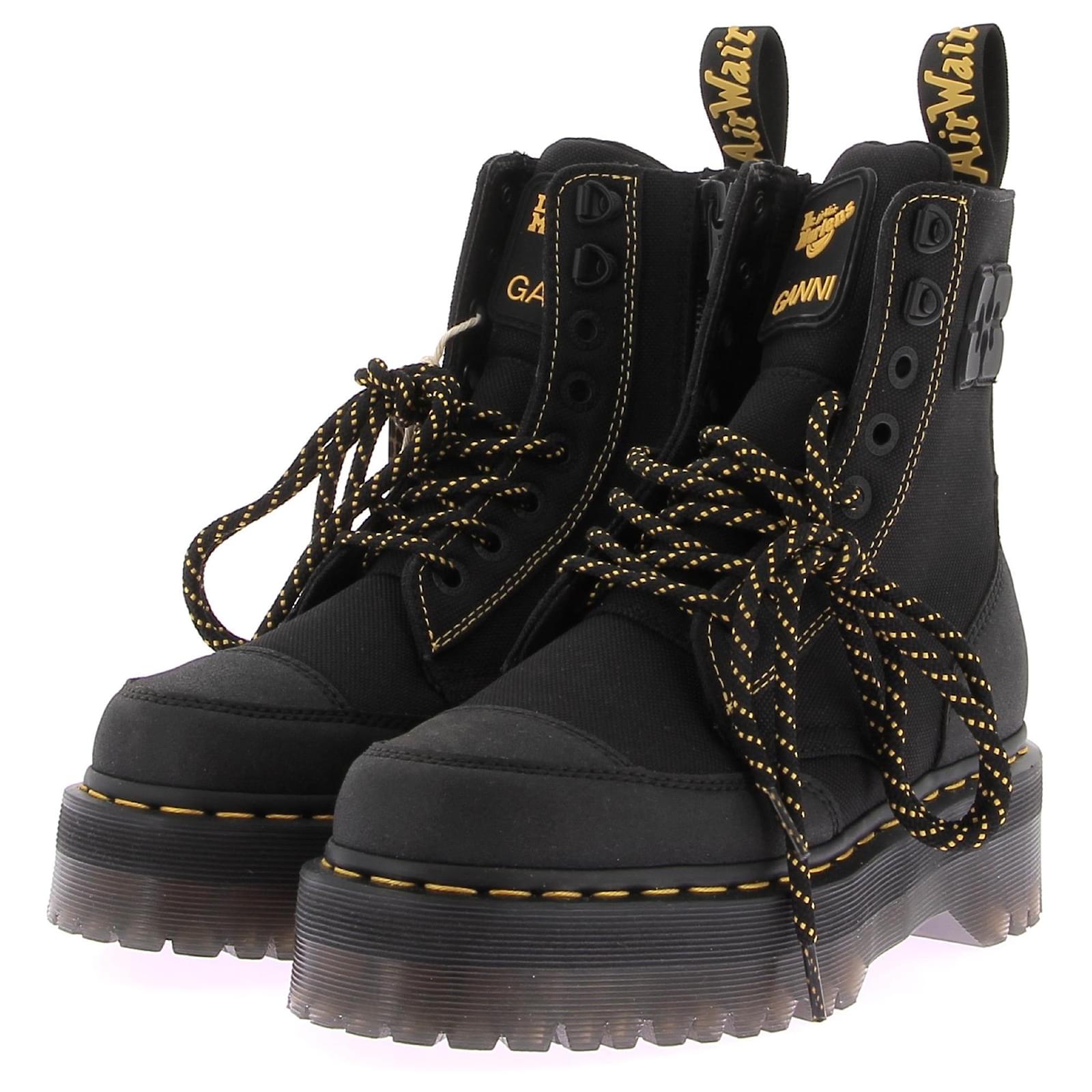 DR. MARTENS Stiefeletten T.EU 39 Leder Schwarz ref.1600818 Joli Closet