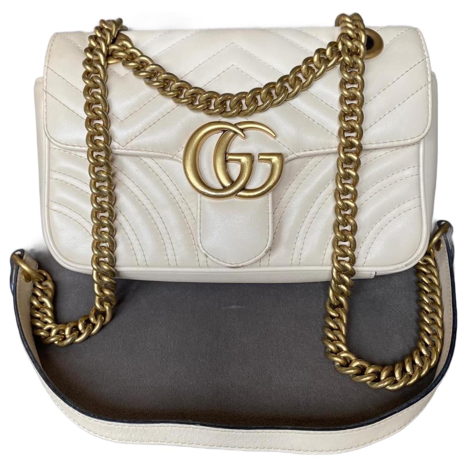 Gucci GG Marmont Mini Umhangetasche Leder ref.1603741 Joli Closet