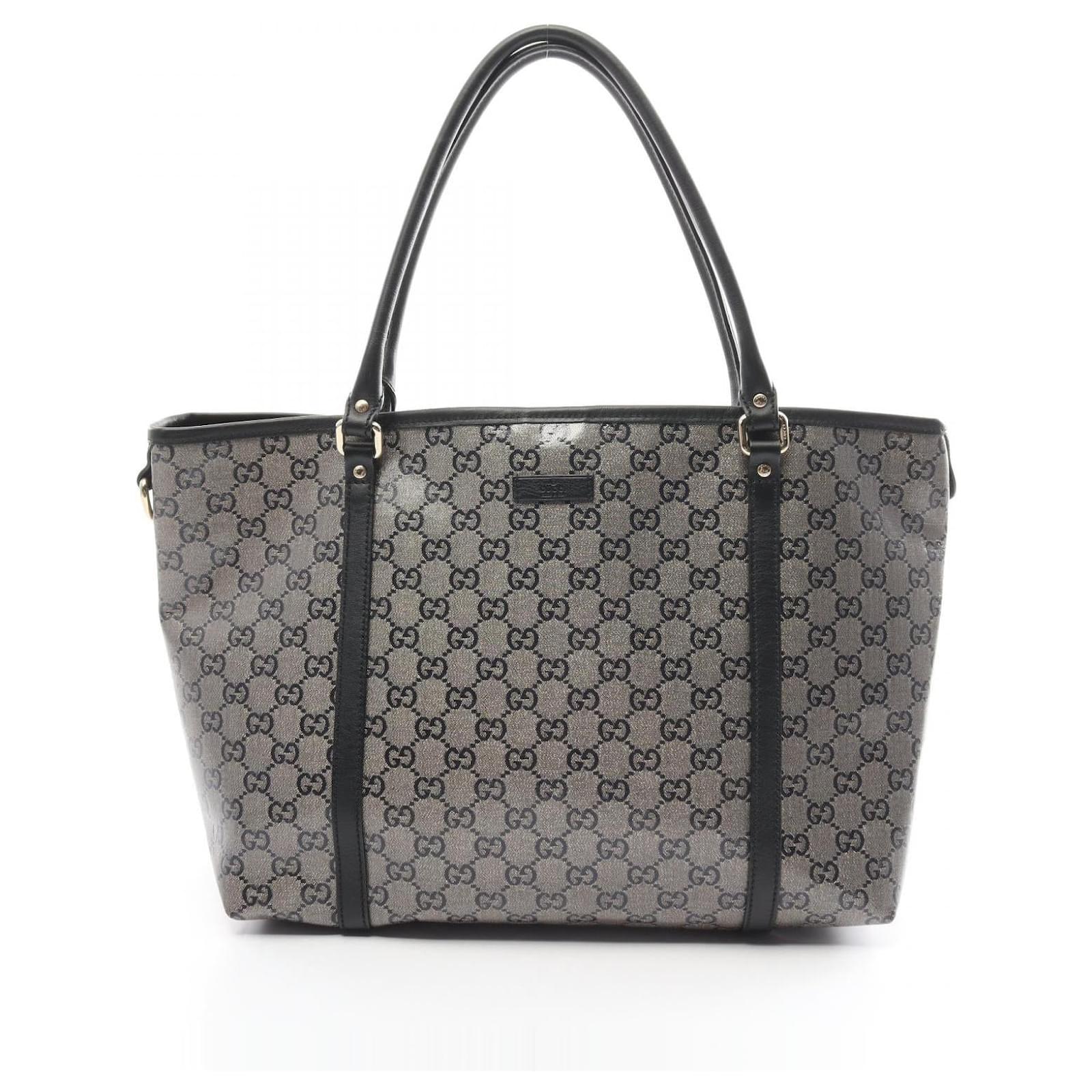 GUCCI Supreme Black トートバッグ Gucci GG Supreme Tote Bag Canvas Tote Bag Black Cloth ref