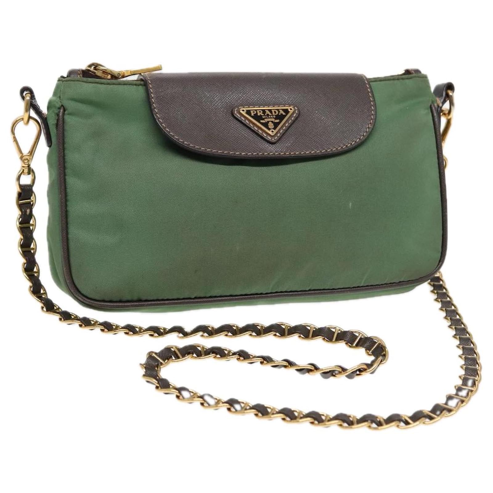 ショルダーバッグ・ポシェット PRADA Woman Shoulder bag Green 1BG3932C2T F0322 PRADA Woman Shoulder bag Green 1BG3932C2T F0322 (PRADA