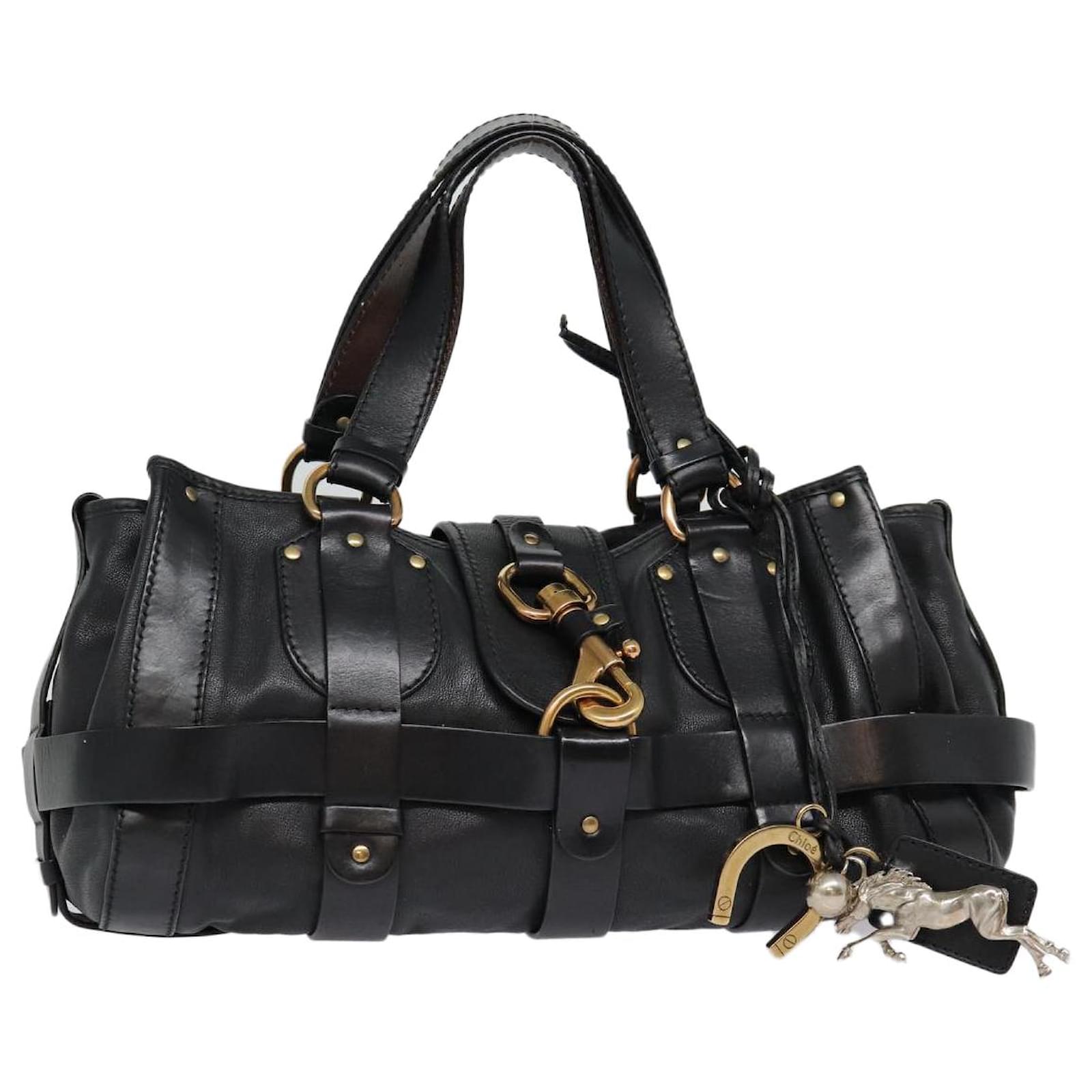 Chloé Kerala Handbag Black Leather y2k CHLOÉ Kerala leather shoulder bag | NET-A-PORTER