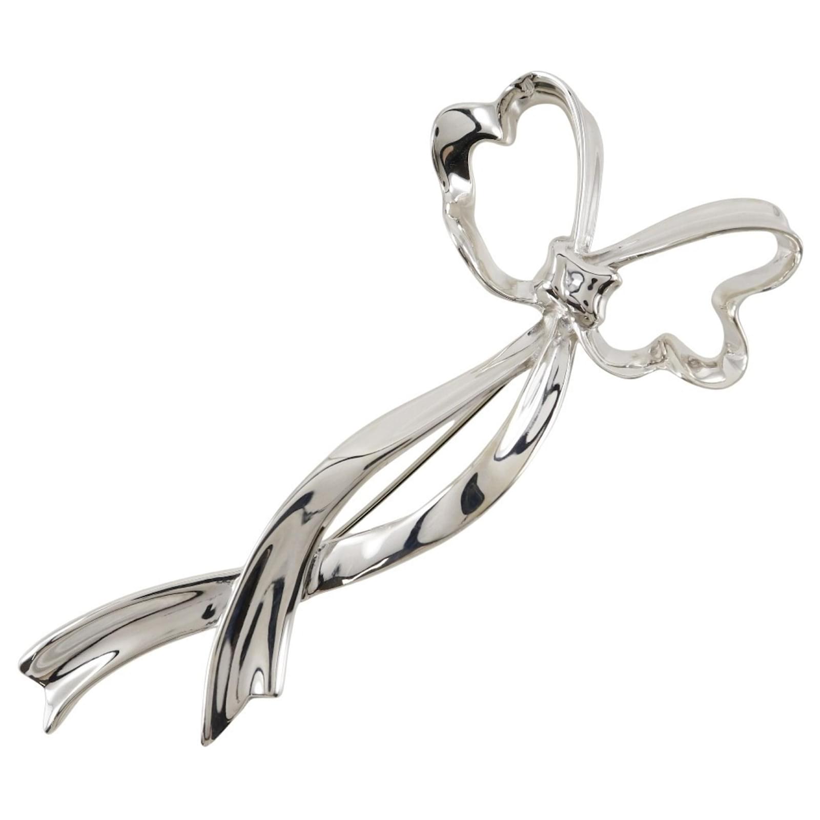 Tiffany & Co. Silver 925 Ribbon Brooch Silvery ref.1609023 - Joli  