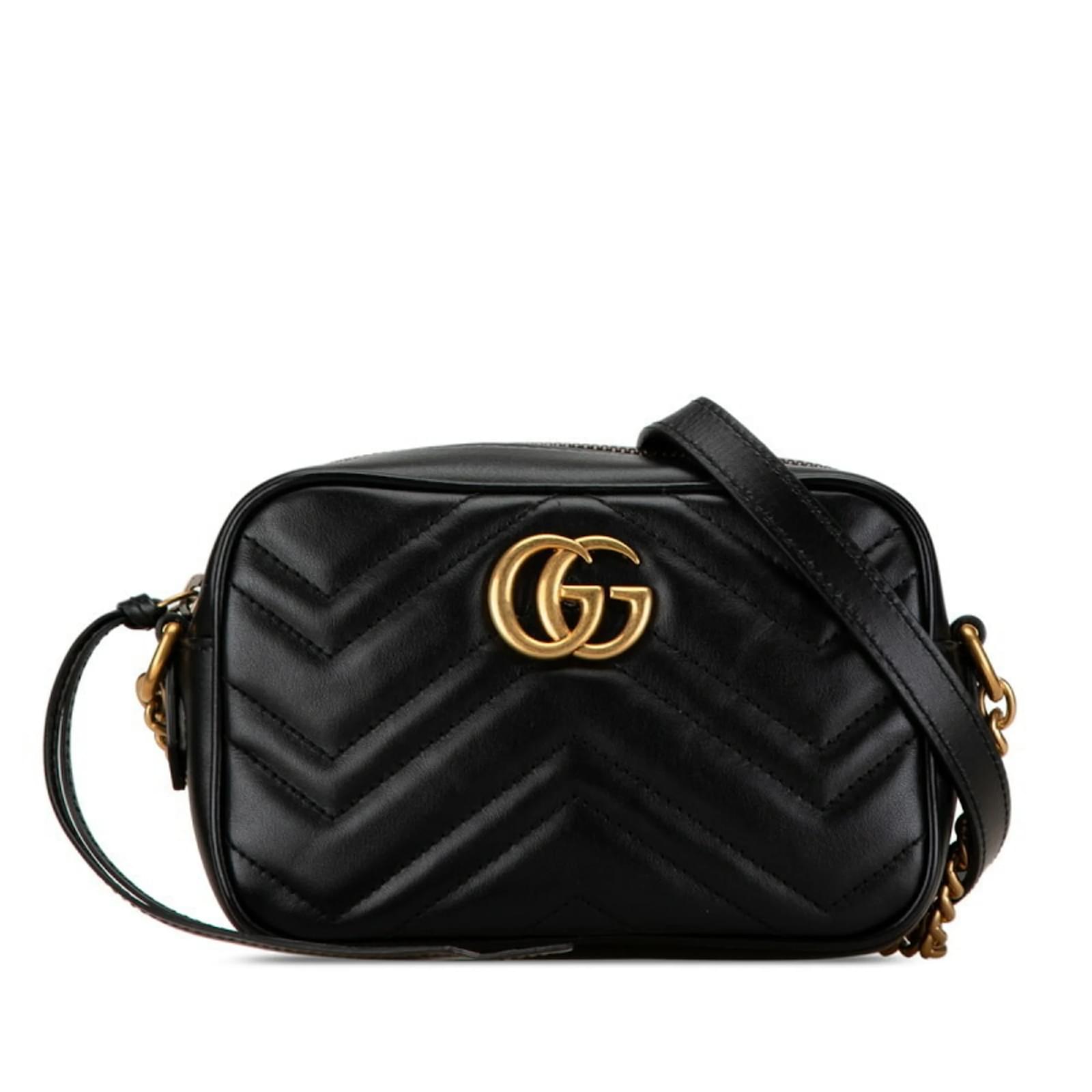 MARMONT QUILTED SHOULDER BAG 18 IN BLACK CALFSKIN main image 1