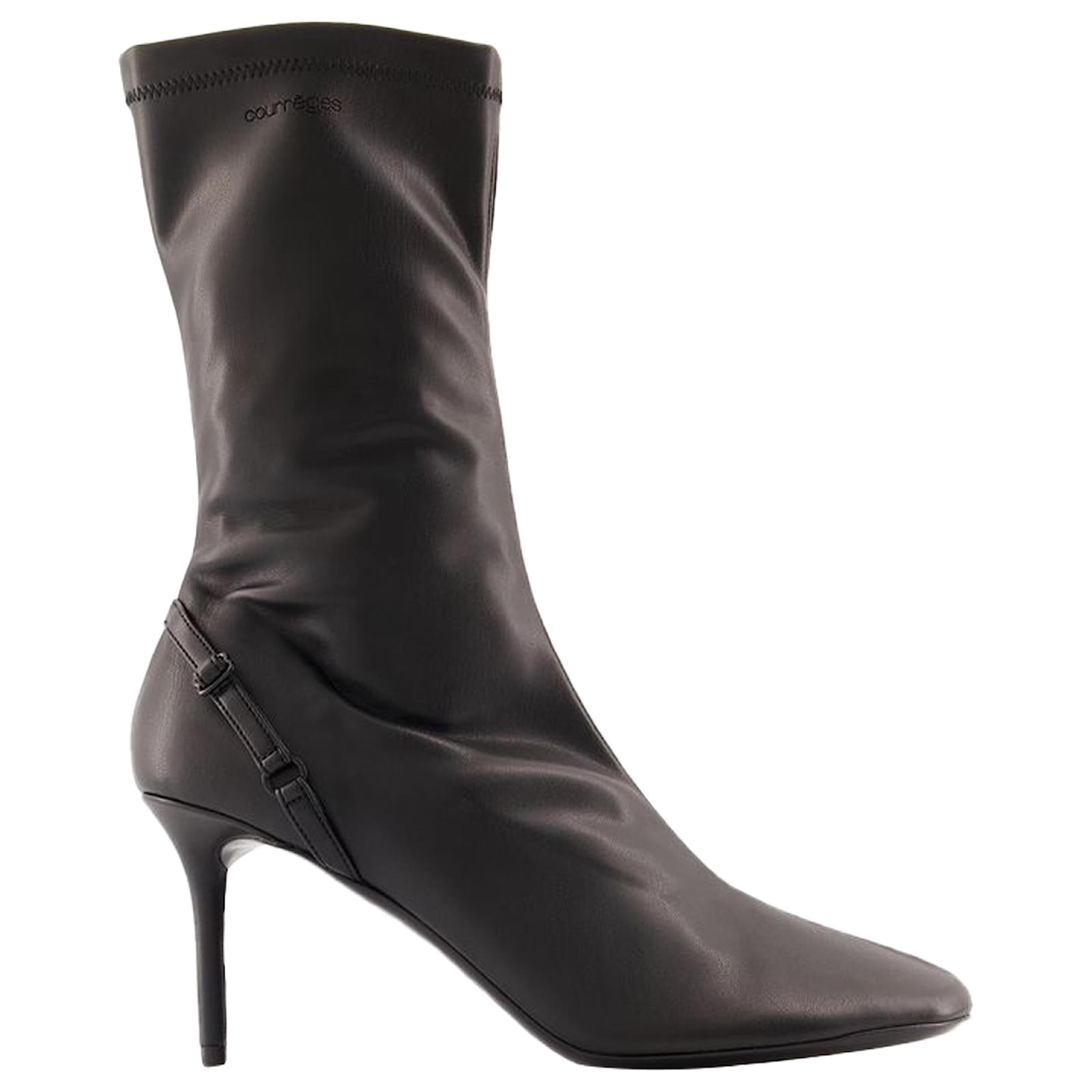 Pvc fashion ankle boots