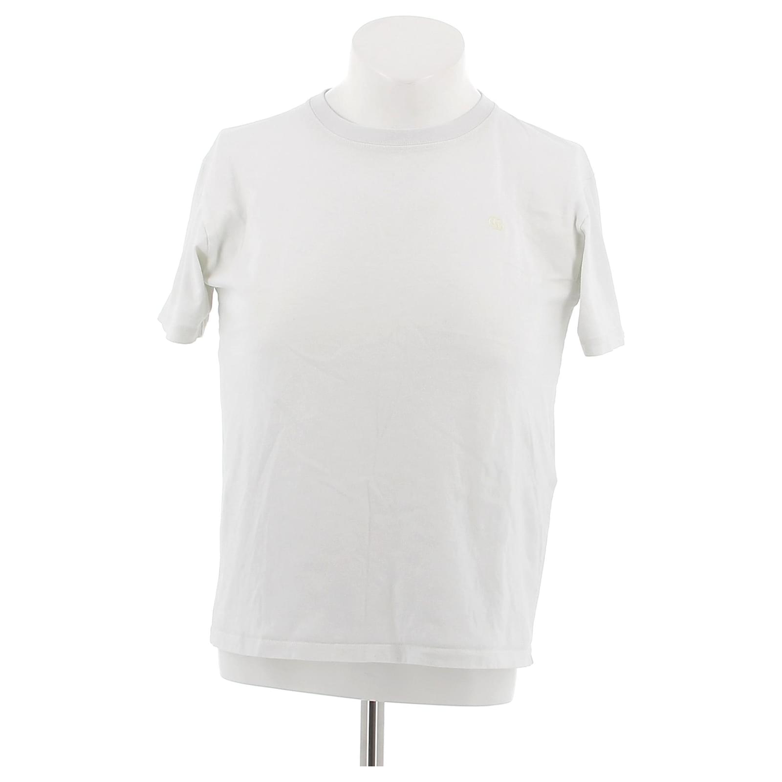 GUCCI T-shirts T.International XS Cotton White ref.1614750 - Joli 