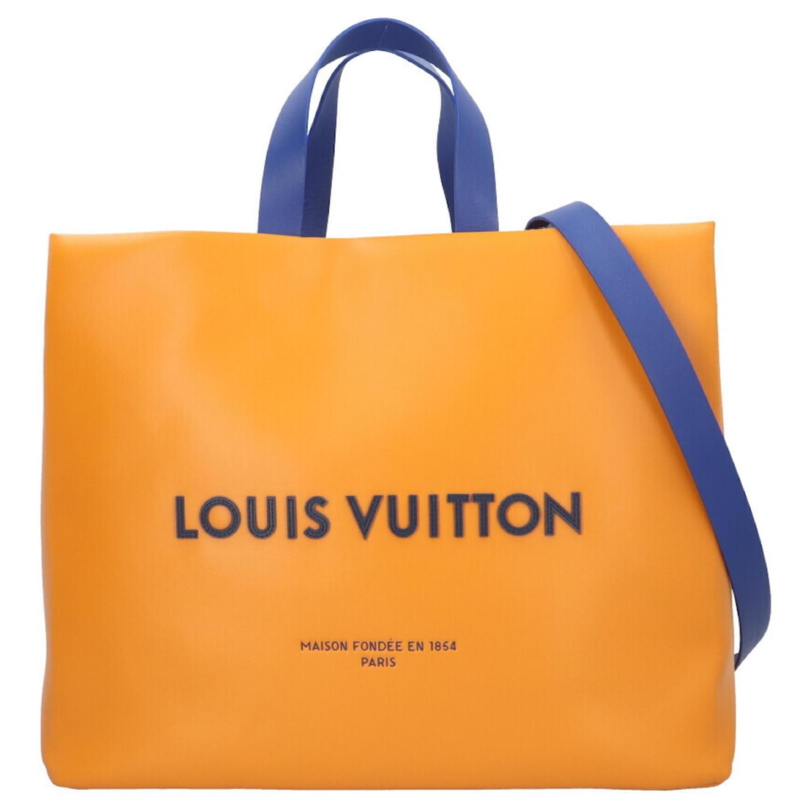 Shopping Bag Louis Vuitton Sac Orange LOUIS VUITTON On My Side PM