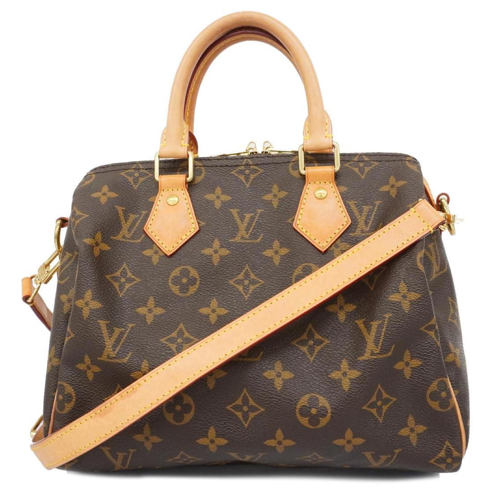 Louis Vuitton Monogram Speedy Bandouliere 25 Handbag Brown ref