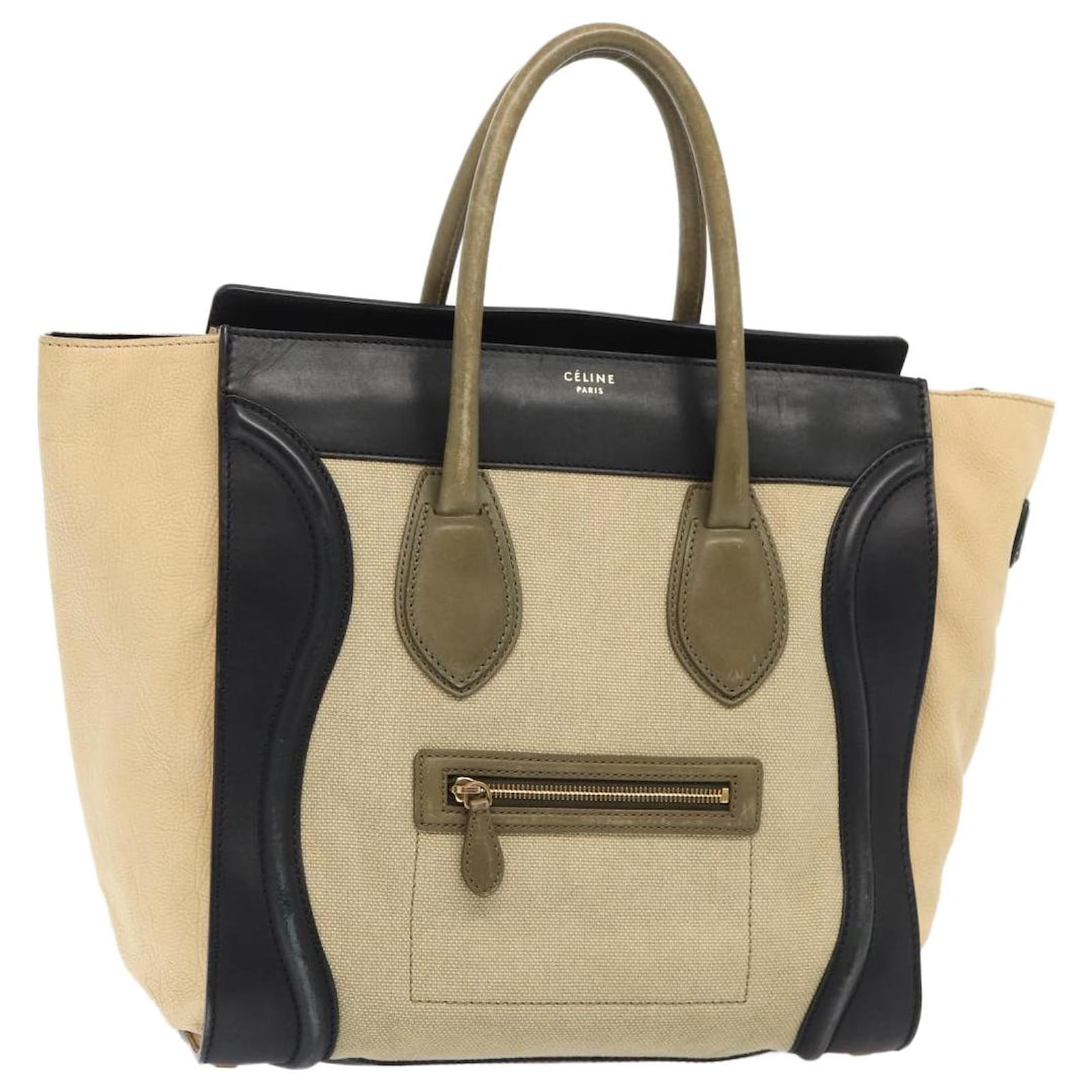 Celine luggage canvas sale