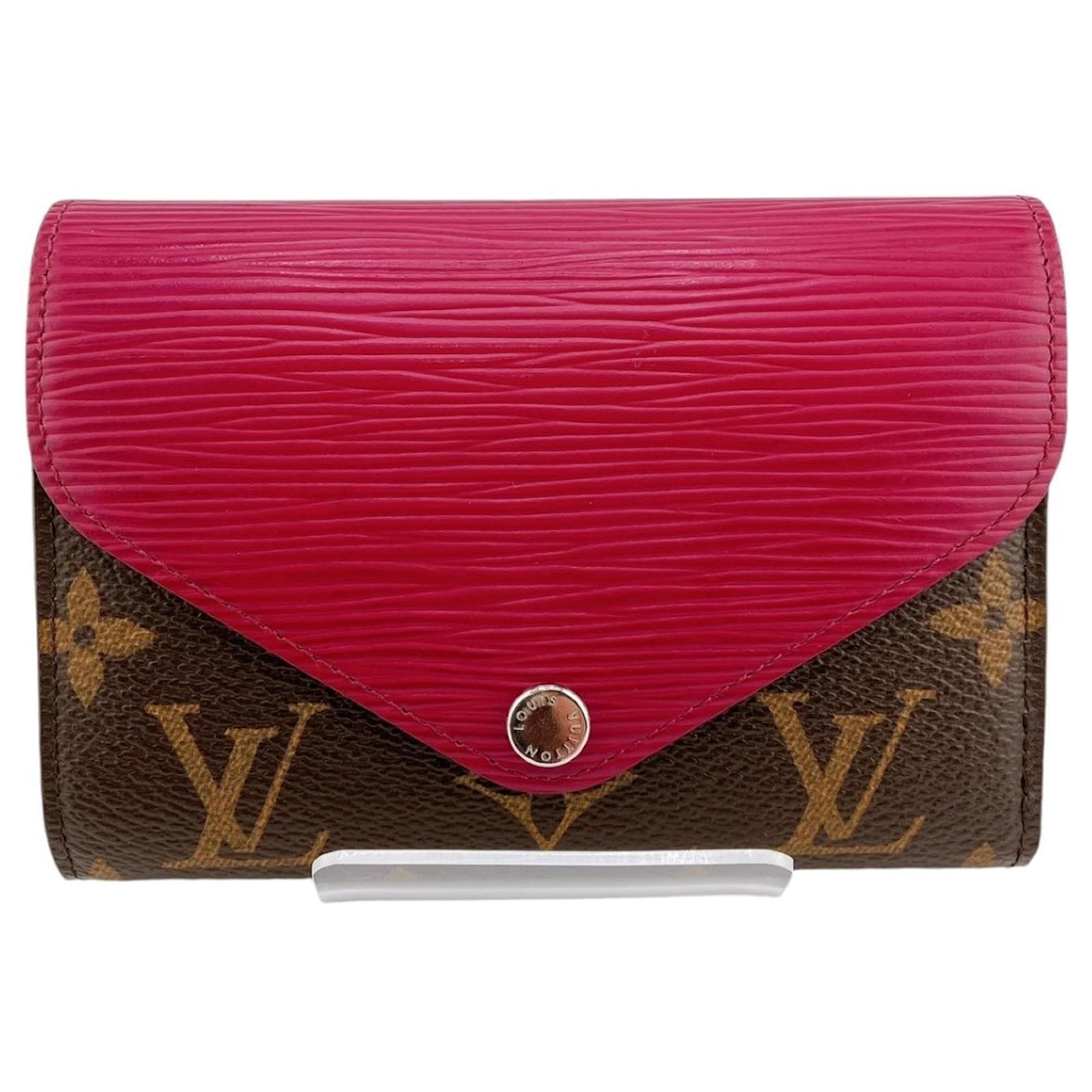 Louis Vuitton Tri-fold Wallet in Fuchsia Fuschia Leather Patent
