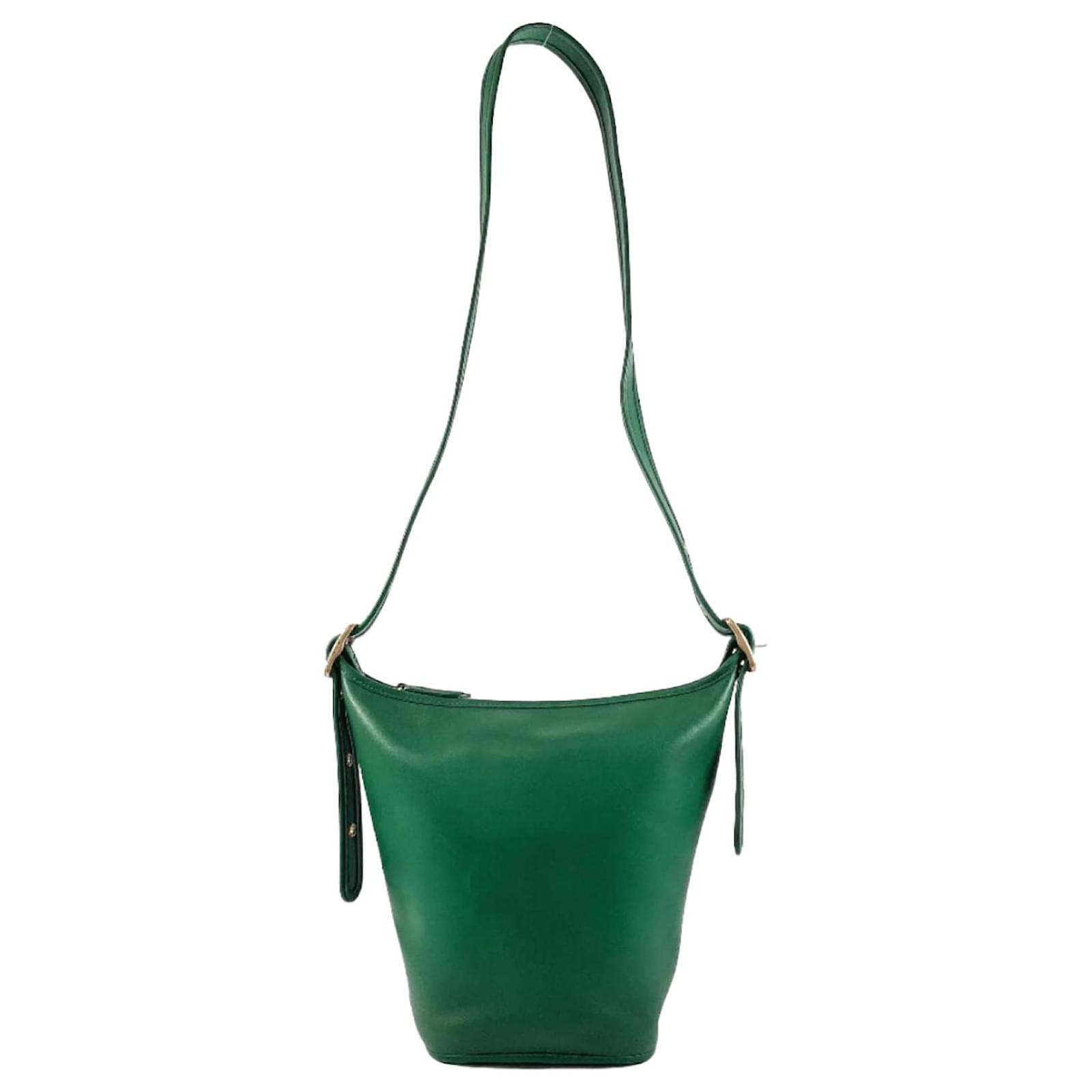 COACH Duffle 16 5782 Shoulder Bag Green Leather ref.1621310