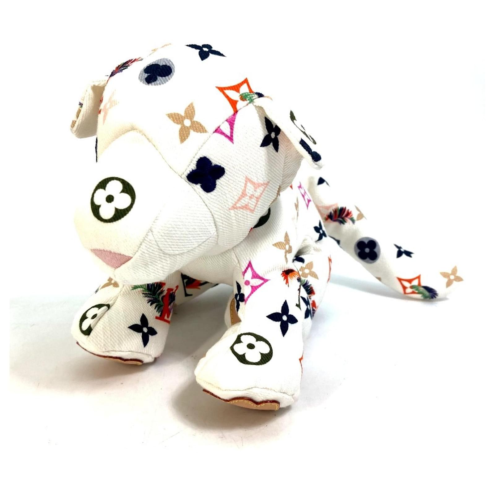 Louis Vuitton Dudu Tiger Doll White Multiple colors Cotton