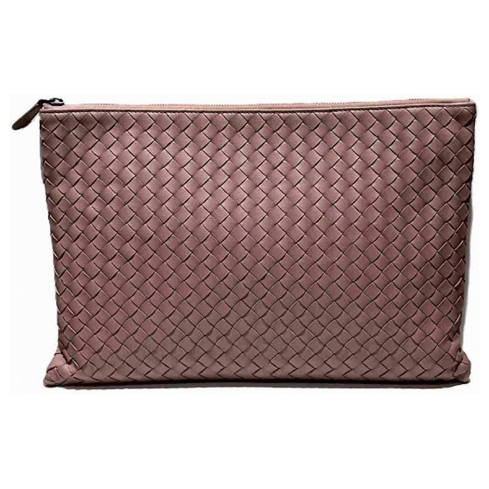 クラッチバッグ BOTTEGA VENETA clutch in woven leather Bottega Veneta Pouch Clutch 383665 | Collector Square