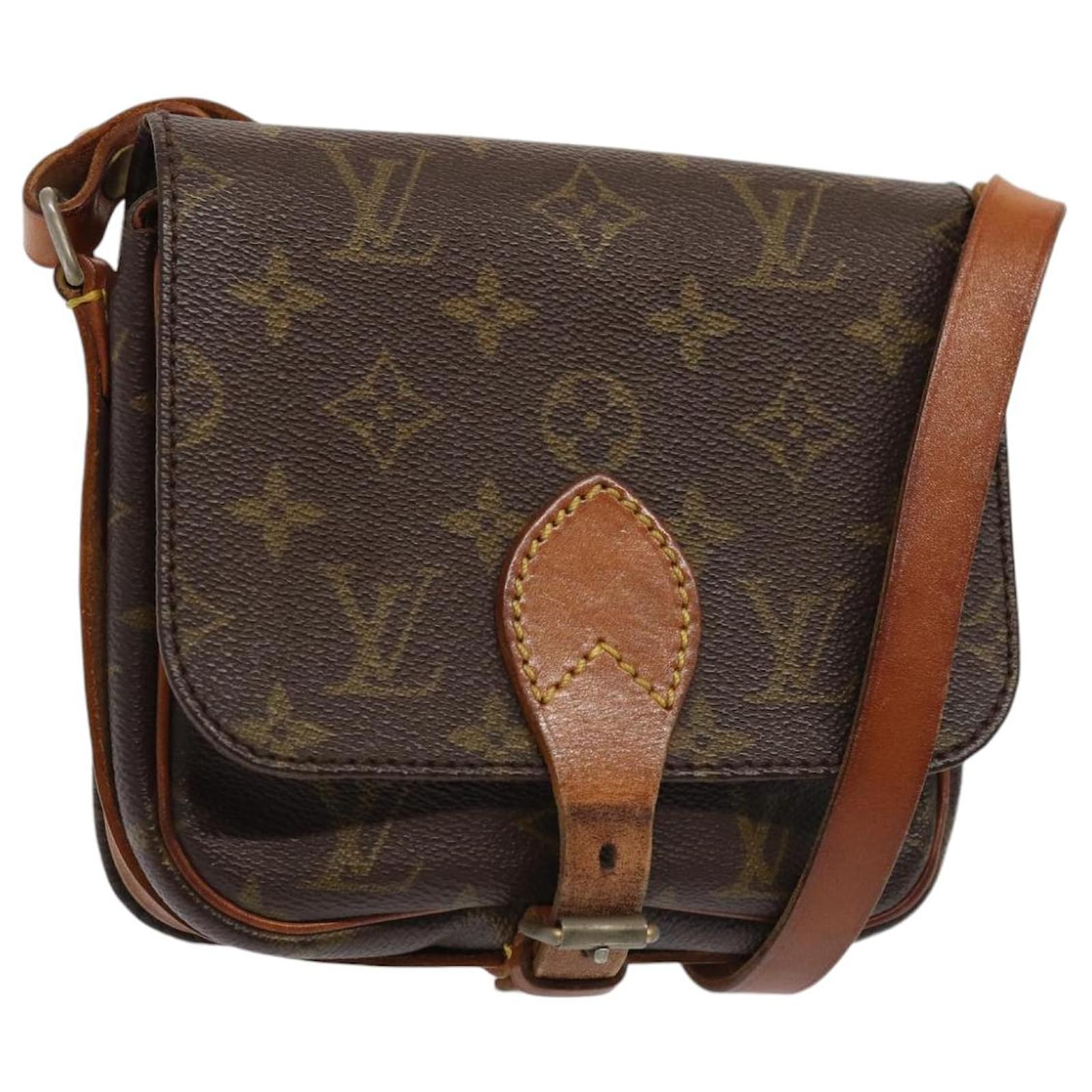 LOUIS VUITTON Monogram Cartouchiere PM Shoulder Bag M51254 LV Auth bs17077 Cloth ref.1624080 Joli Closet