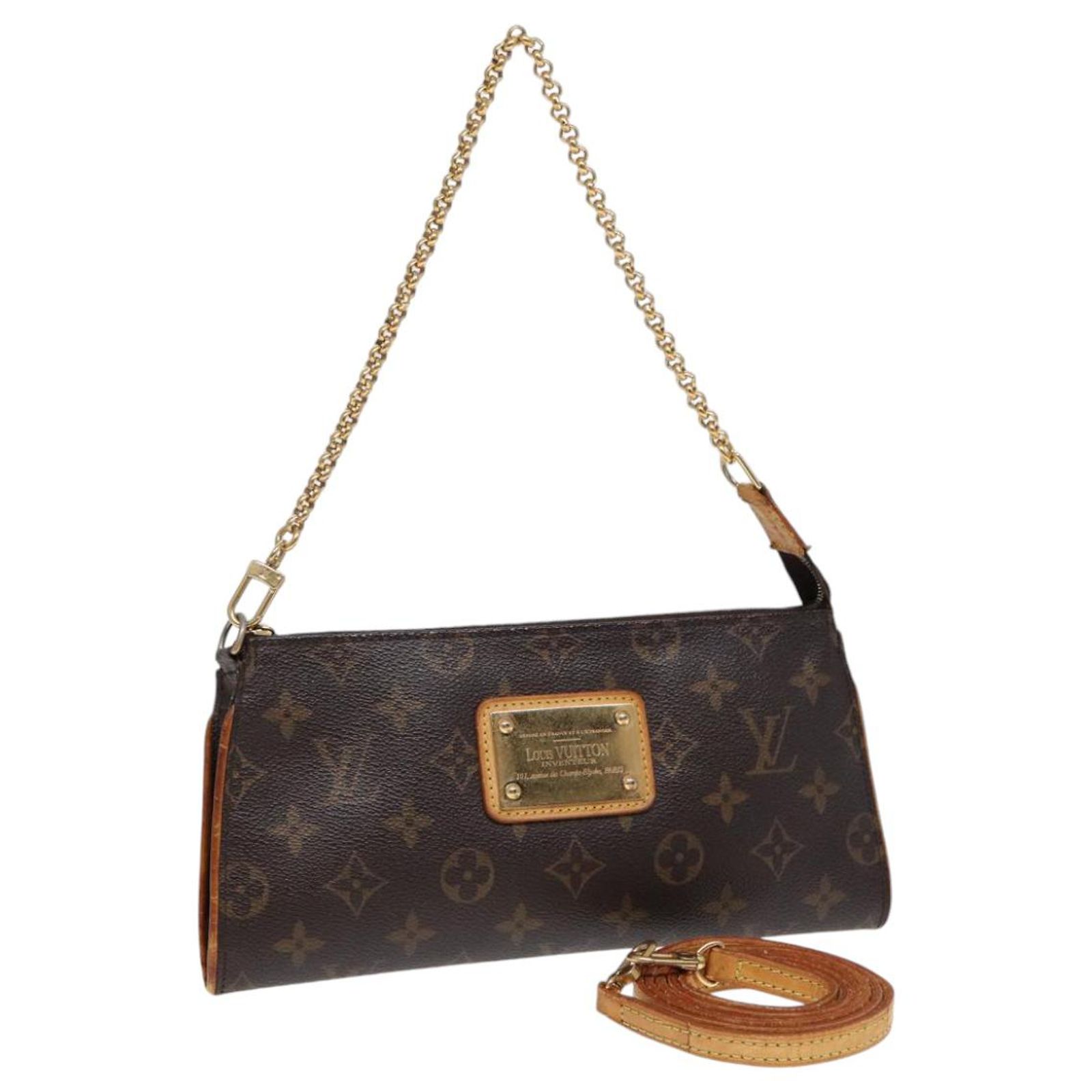 LOUIS VUITTON Monogram Eva Shoulder Bag M95567 LV Auth 88031 Cloth 
