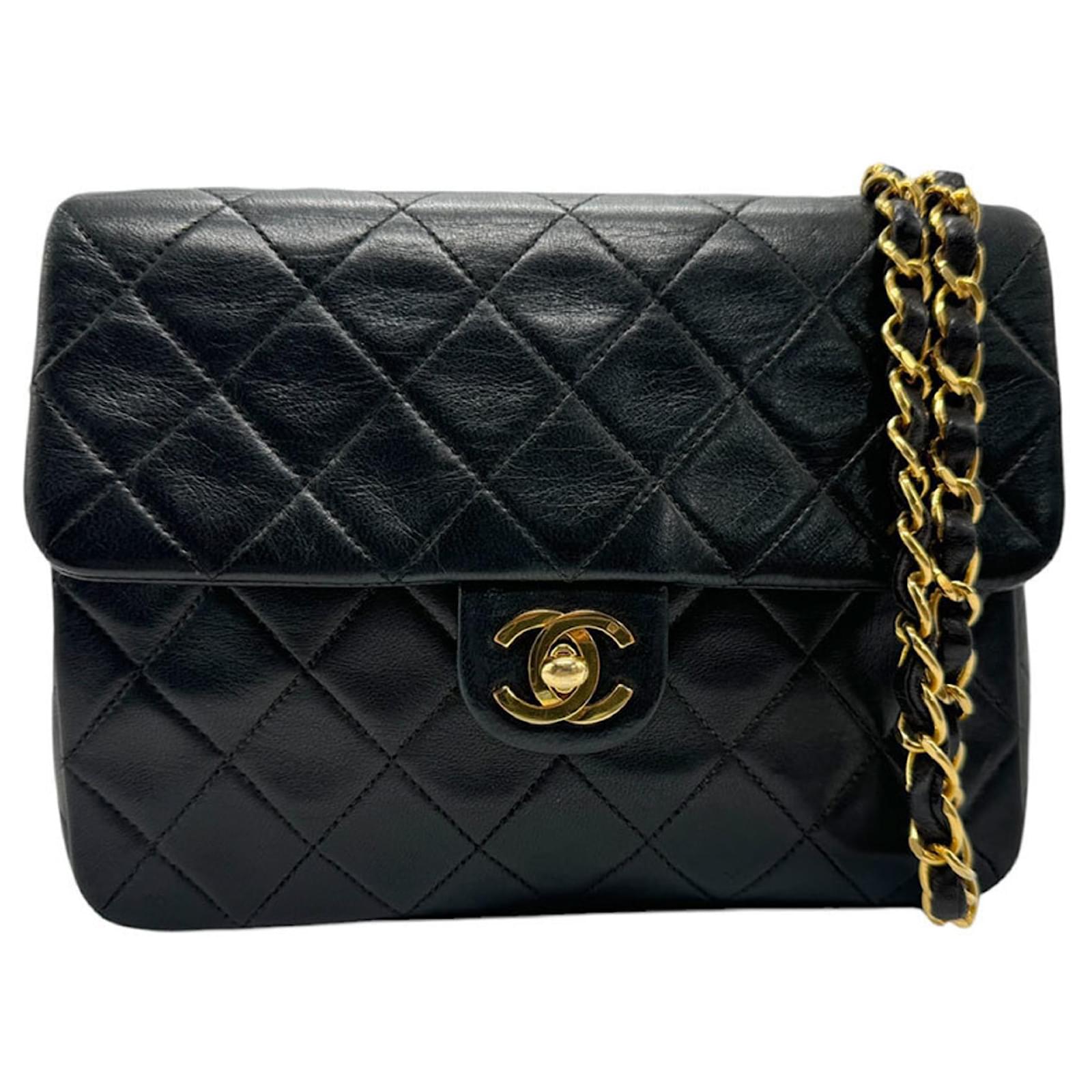 Chanel Black Matelasse Leather Shoulder Bag ref.JC1624896 (Sold
