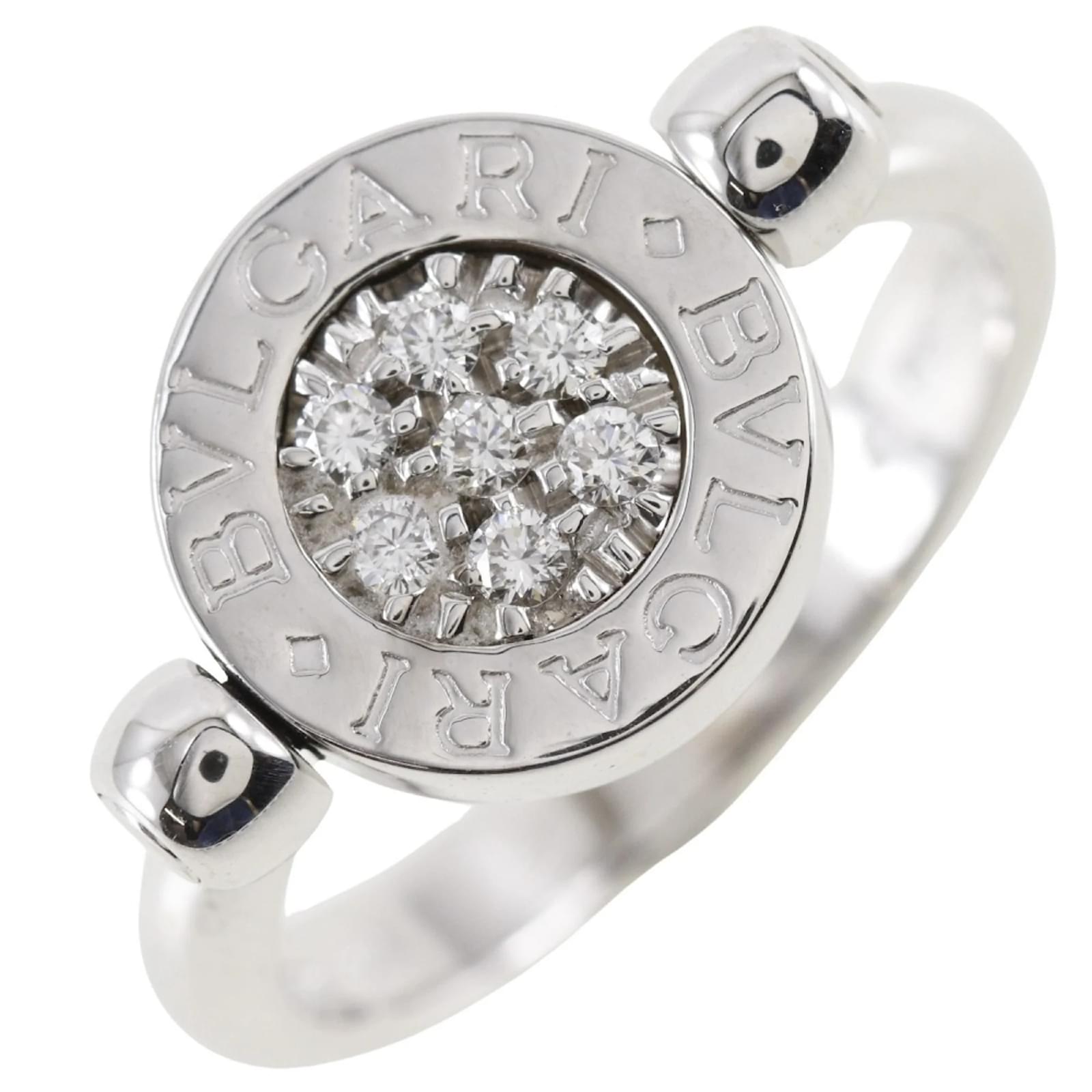 Bvlgari White Gold Band Ring